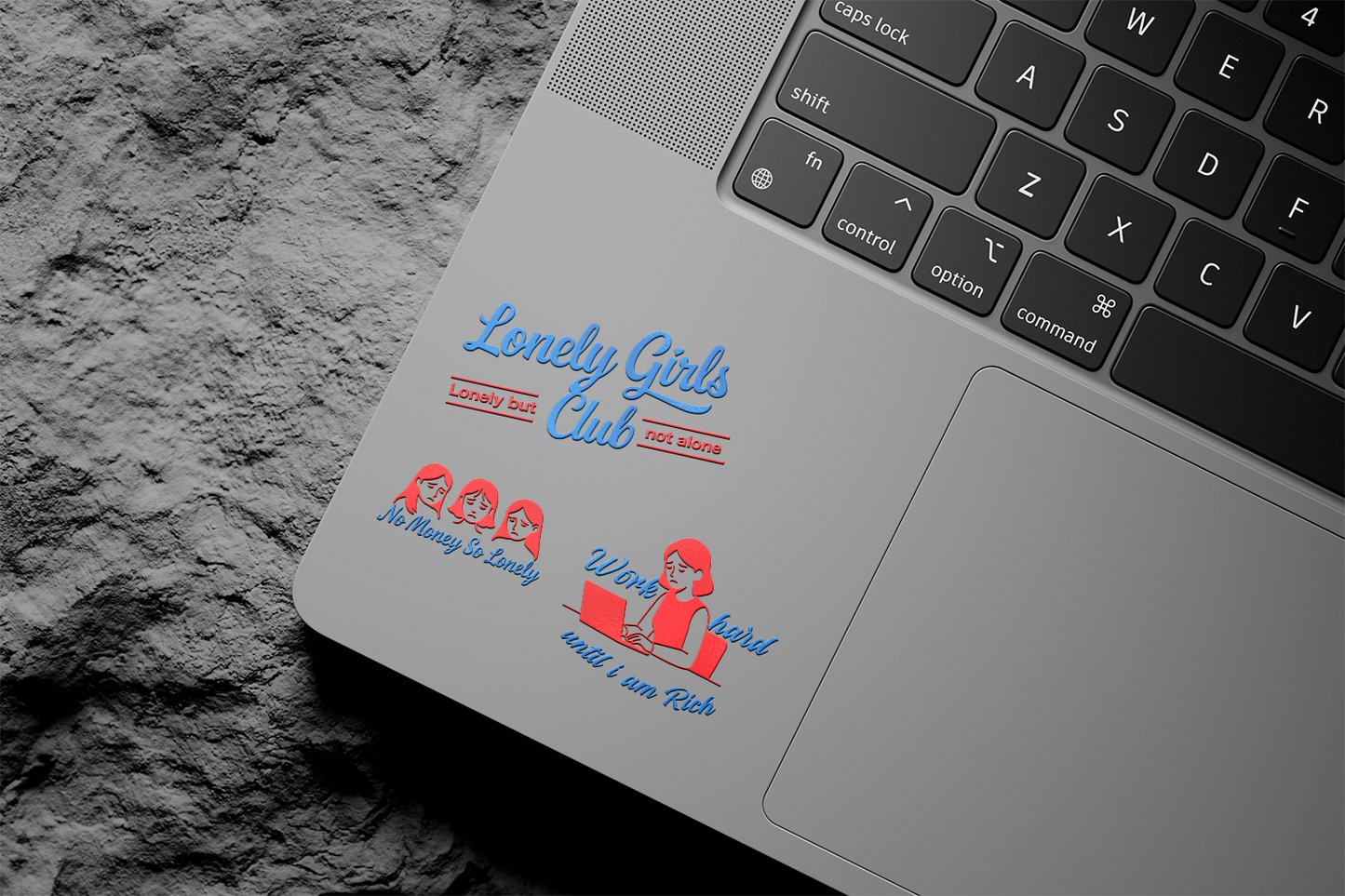 Transparent Sticker - Lonely Girls Club