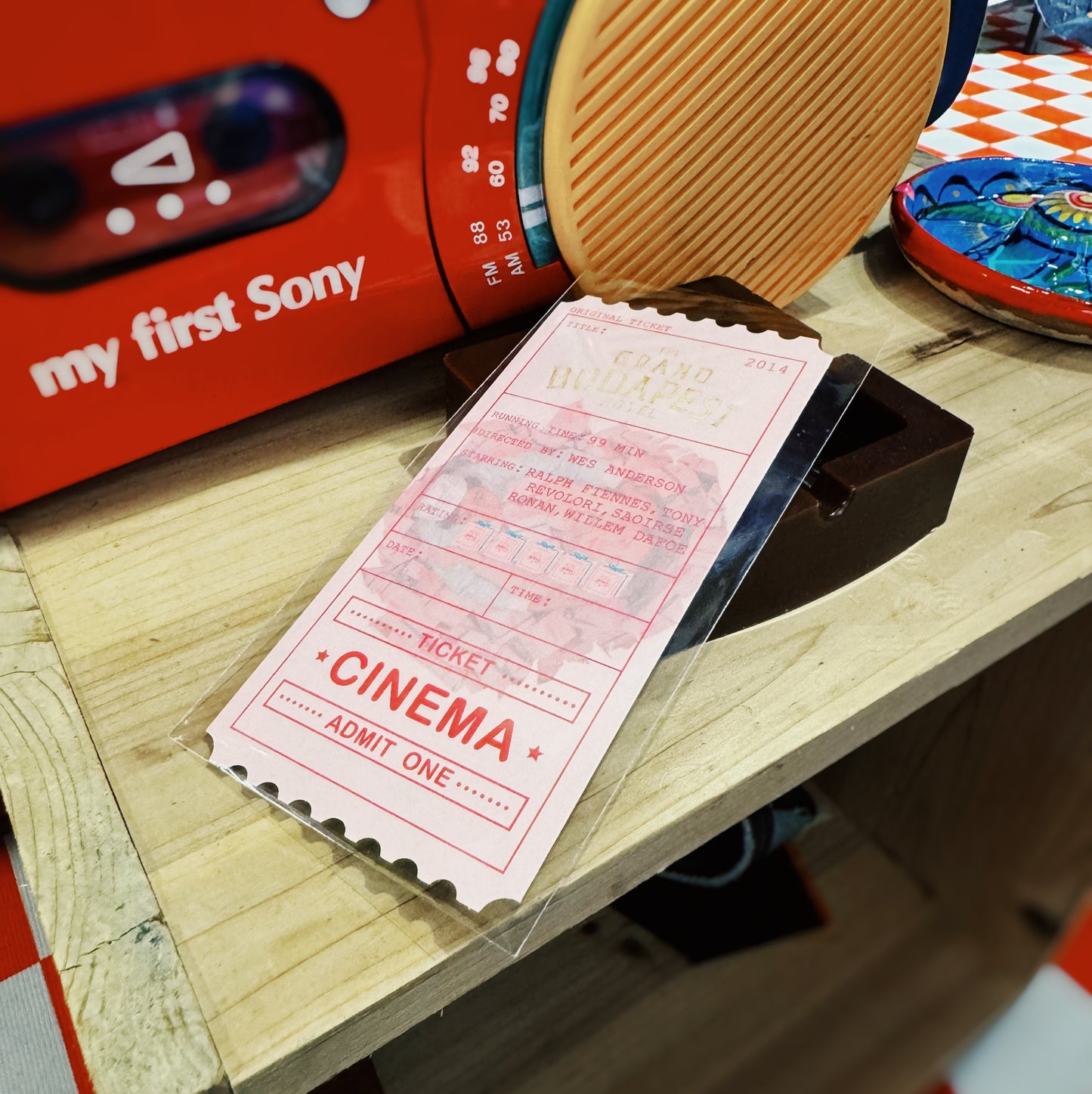 Original Collectible Movie Ticket - The Grand Budapest Hotel