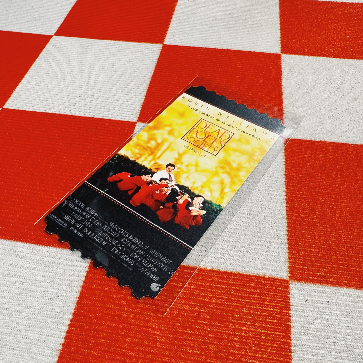 Original Collectible Movie Ticket - Dead Poets Society