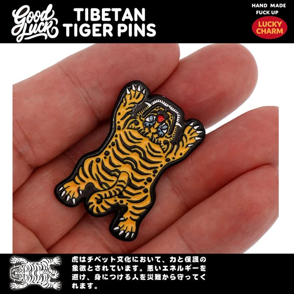 Tiger lucky pin