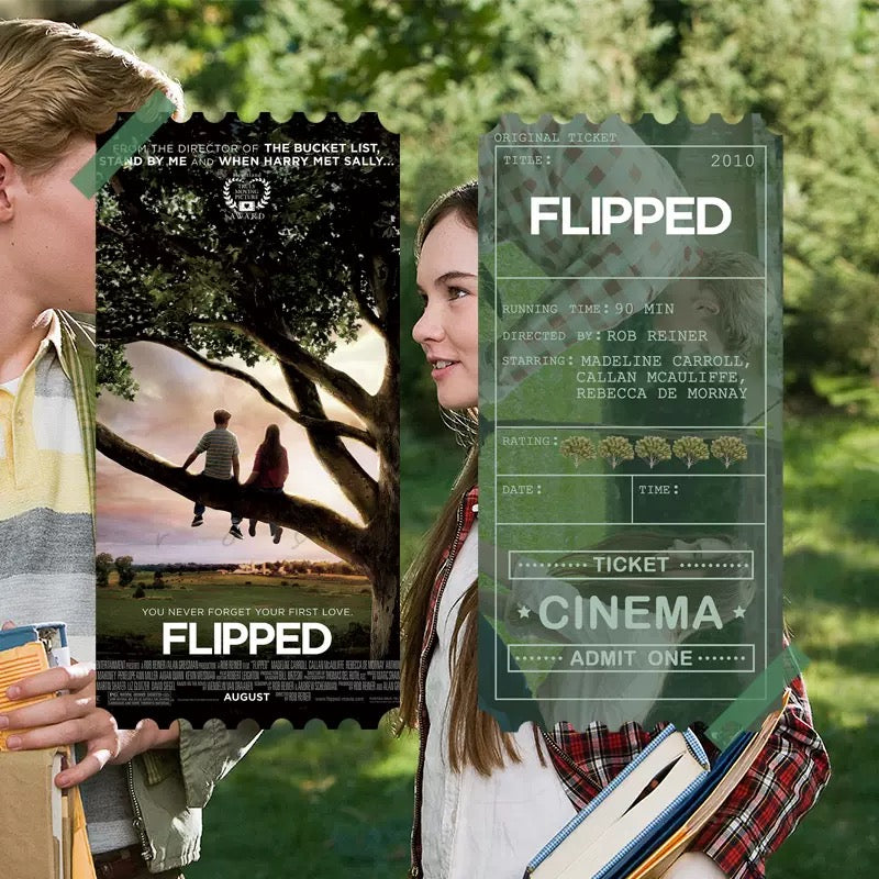 Original Collectible Movie Ticket - Flipped