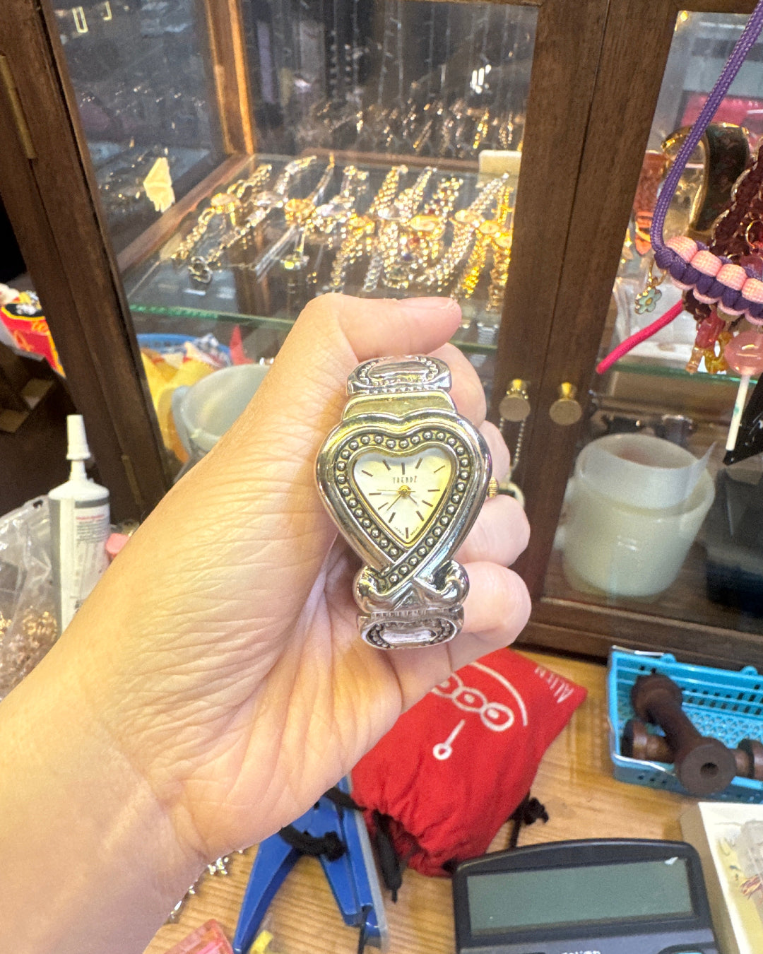 Trendz heart shape watch