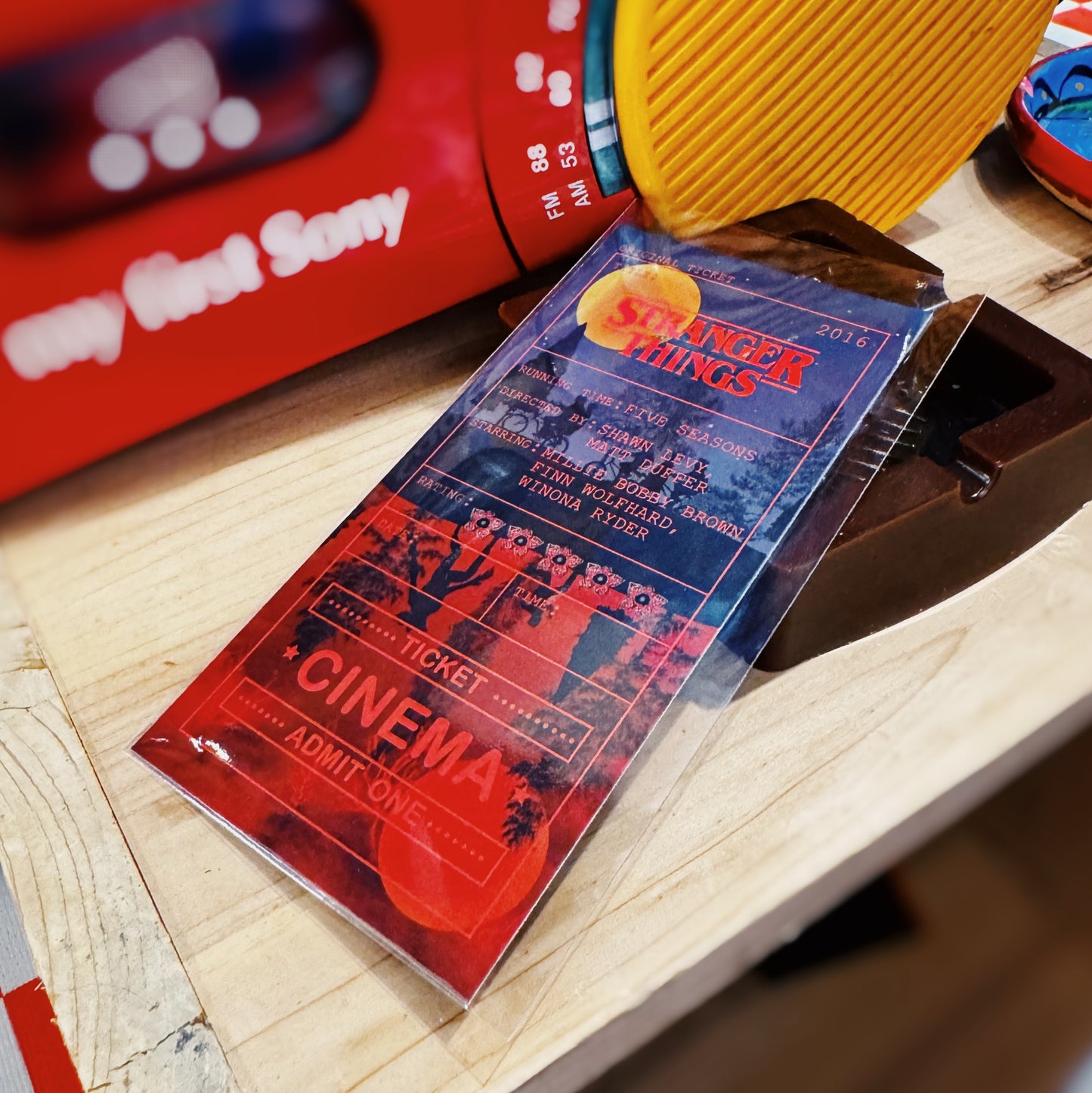 Original Collectible Movie Ticket - The Stranger Things