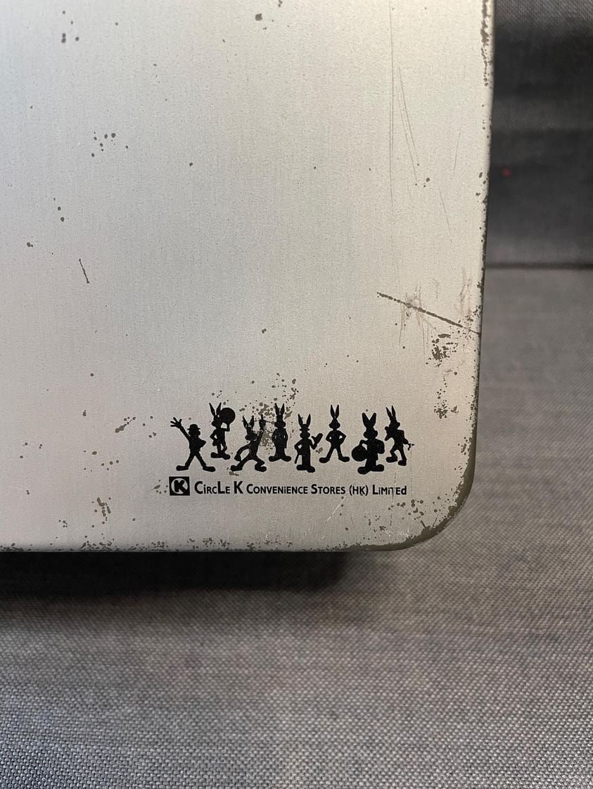全球限量 OK便利店 2000年 賓尼兔 千禧超級巨星 Bugs Bunny 連鐵盒(極罕有)
