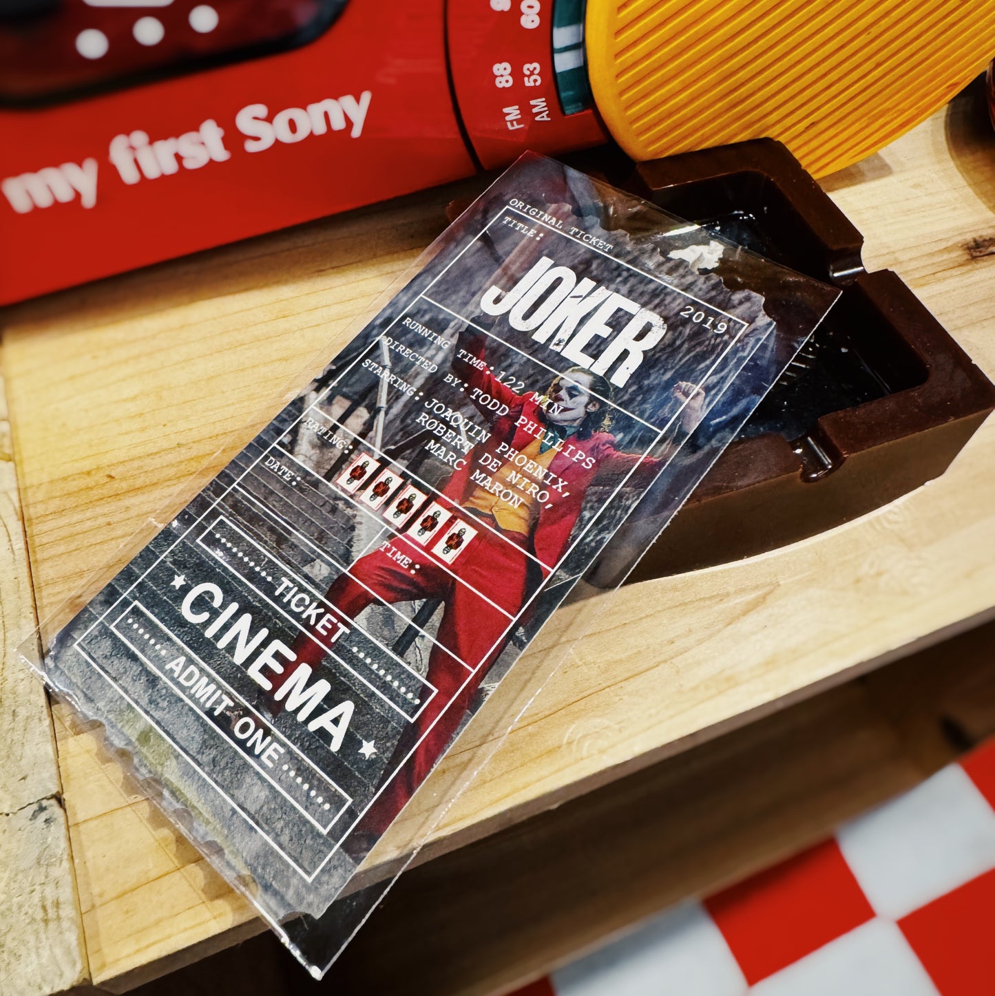 Original Collectible Movie Ticket -Joker