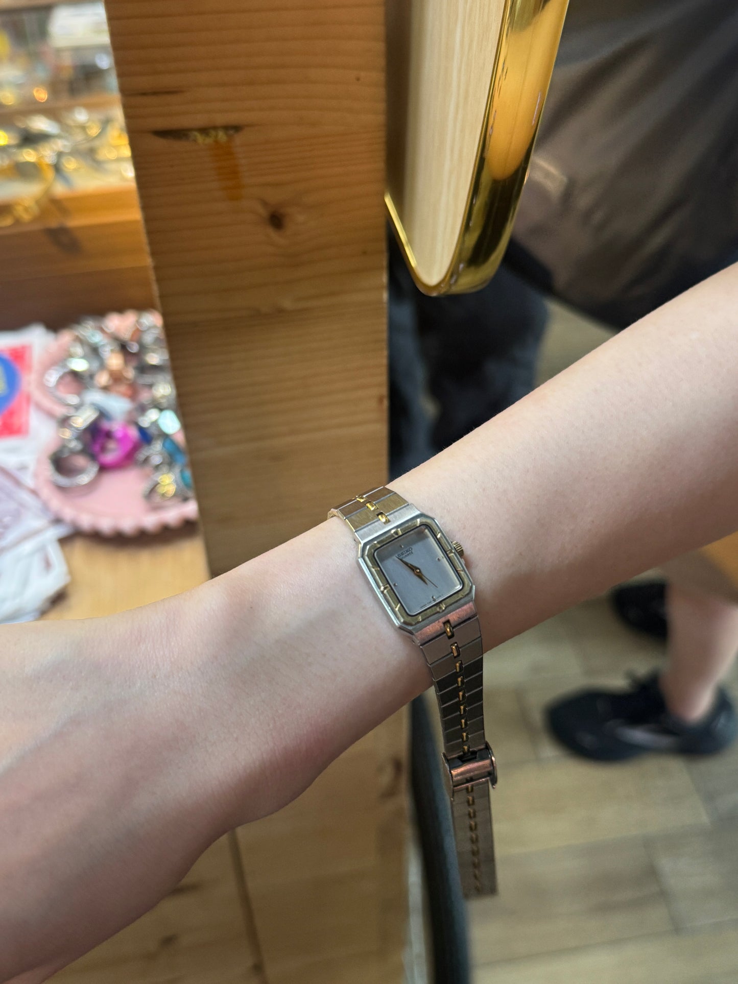 VINTAGE SEIKO WATCH STYLE SANTOS GODRON