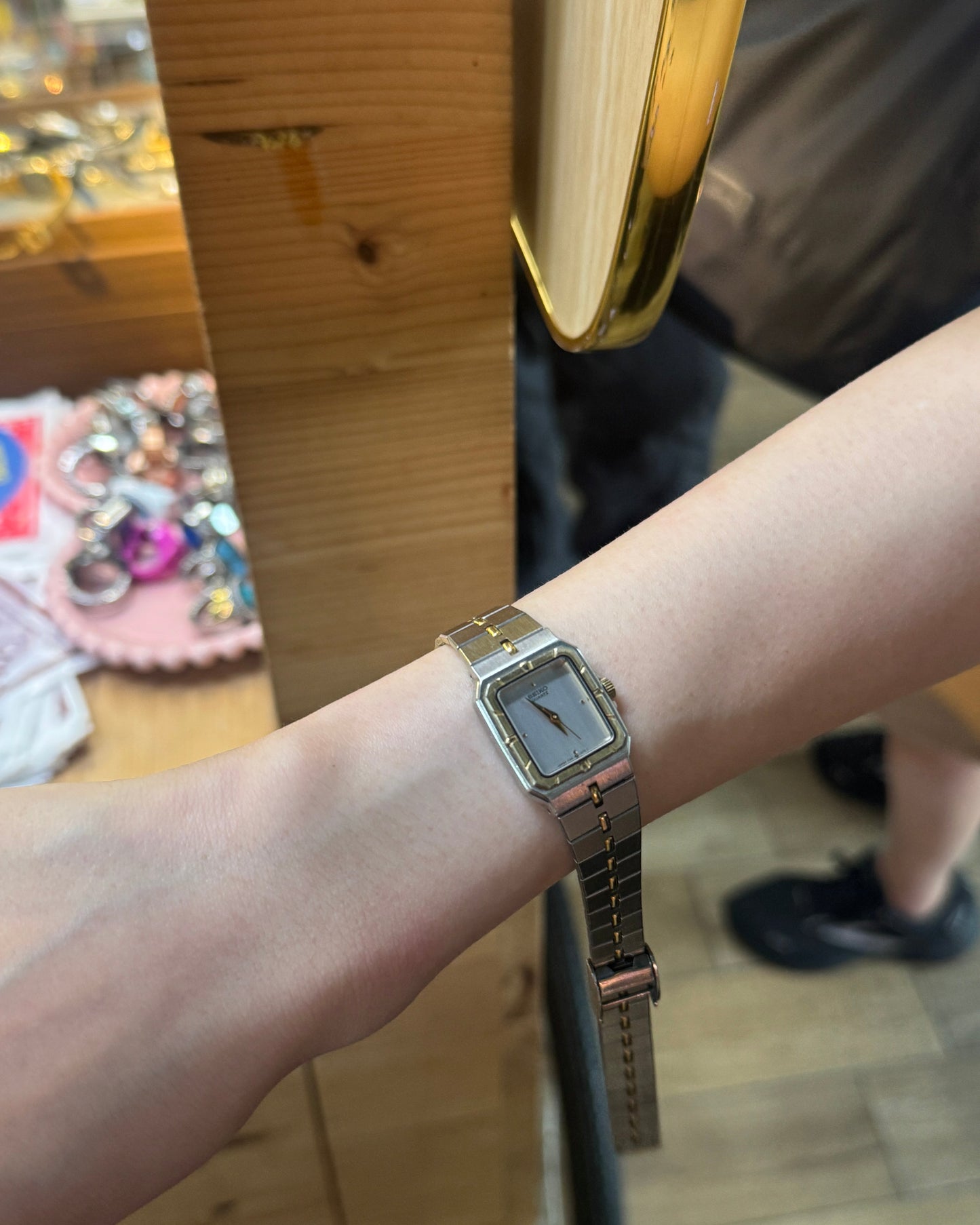 VINTAGE SEIKO WATCH STYLE SANTOS GODRON