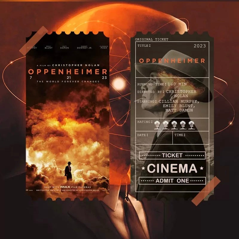 Original Collectible Movie Ticket - Oppenheimer