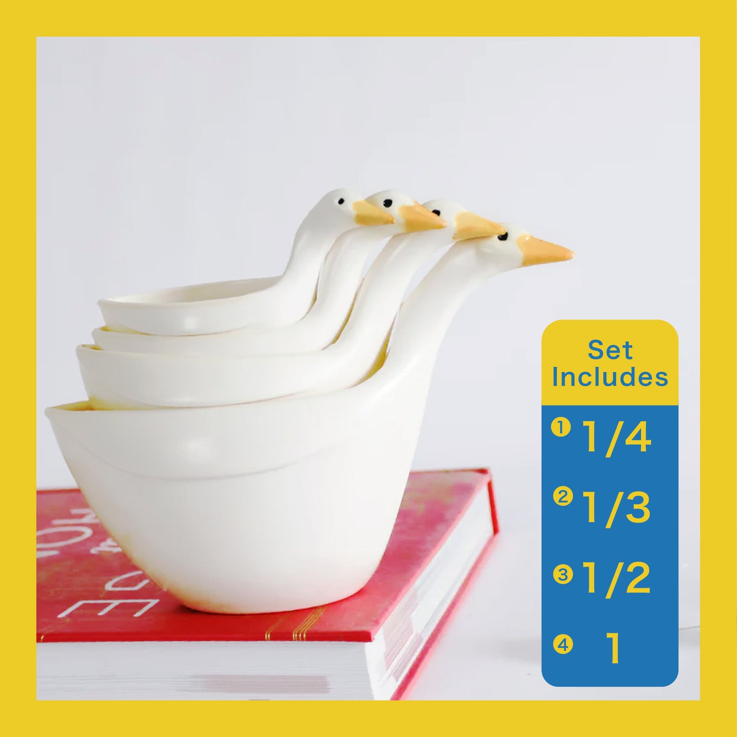 肥鵝量杯 1 set 4隻
