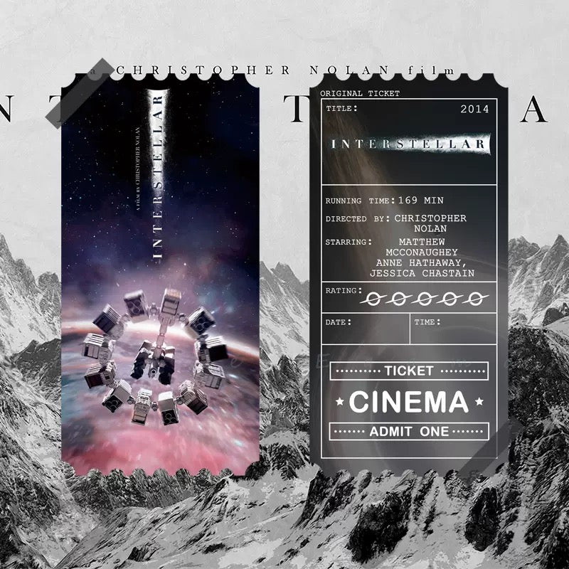 Original Collectible Movie Ticket - interstellar