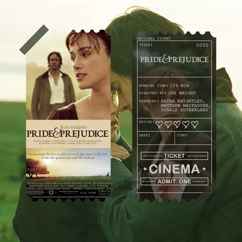 Original Collectible Movie Ticket - Pride & Prejudice