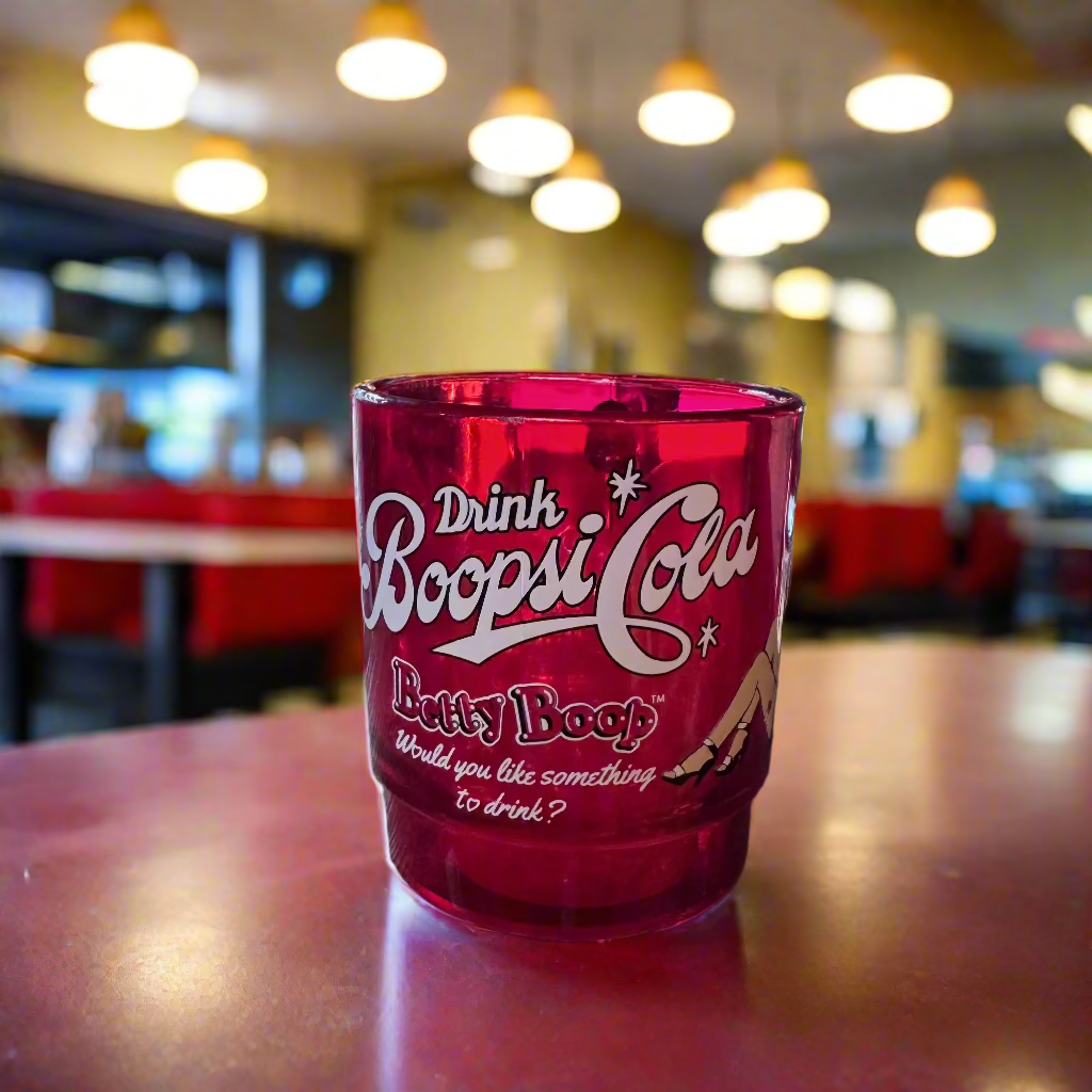 平替 Fire king 復古廣告 Betty 廣告牛奶杯 Stacking Mug