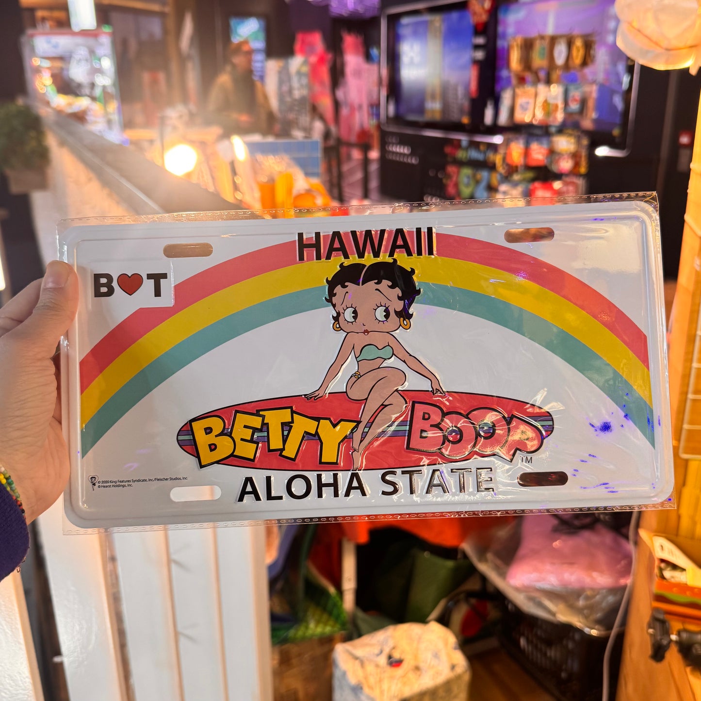 Betty 美式復古鐵車牌 Steel License Plate