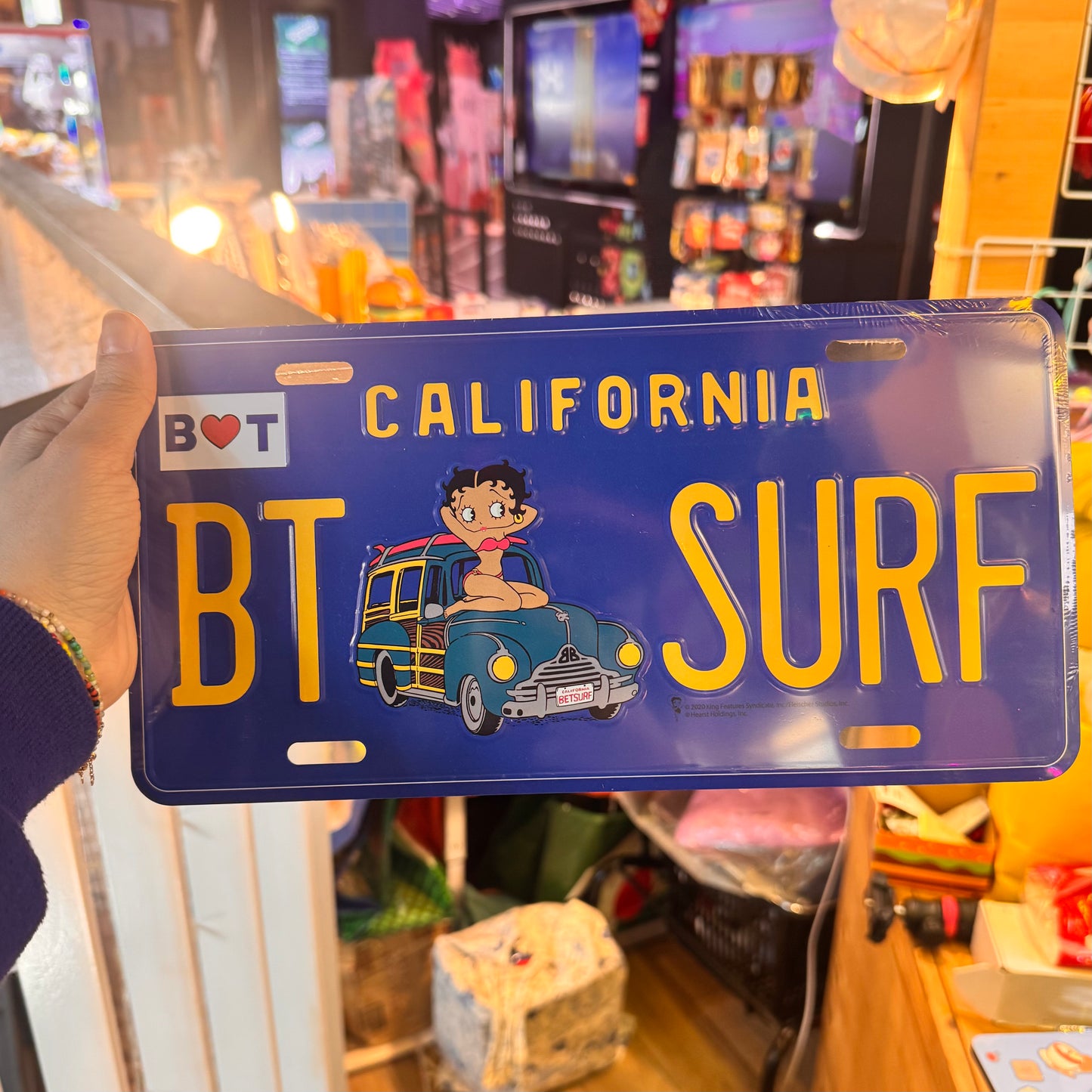 Betty 美式復古鐵車牌 Steel License Plate