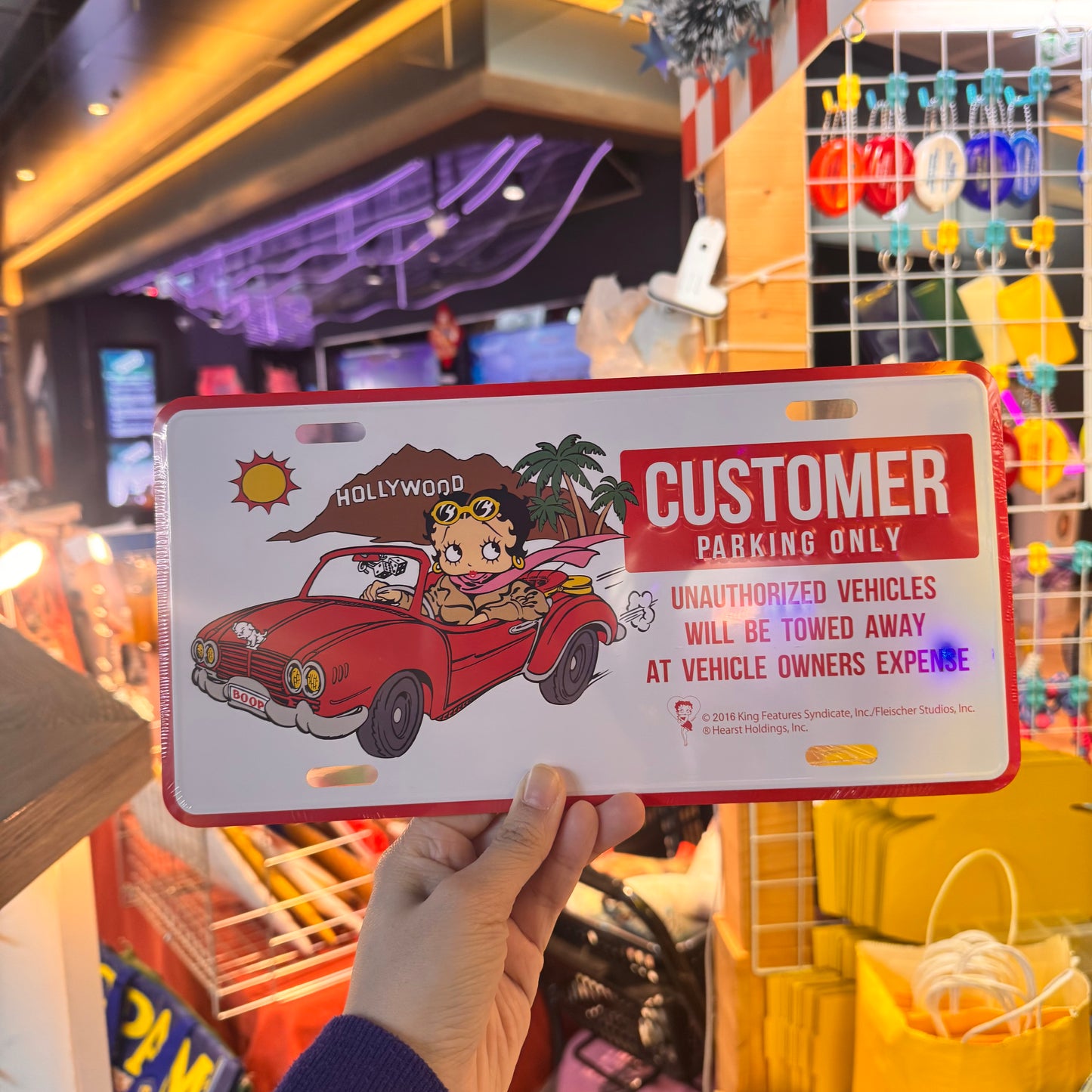 Betty 美式復古鐵車牌 Steel License Plate