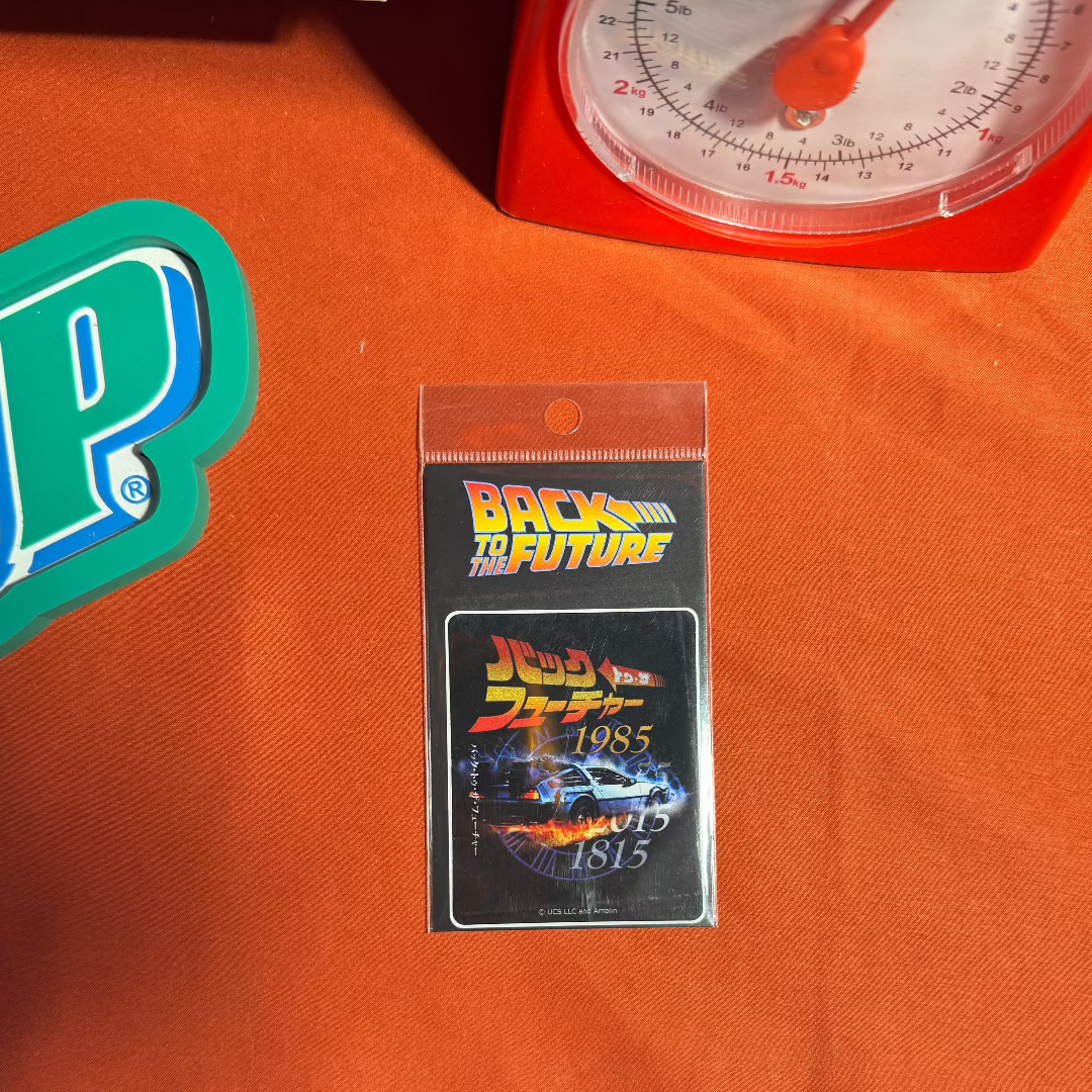 Back to the future sticker
