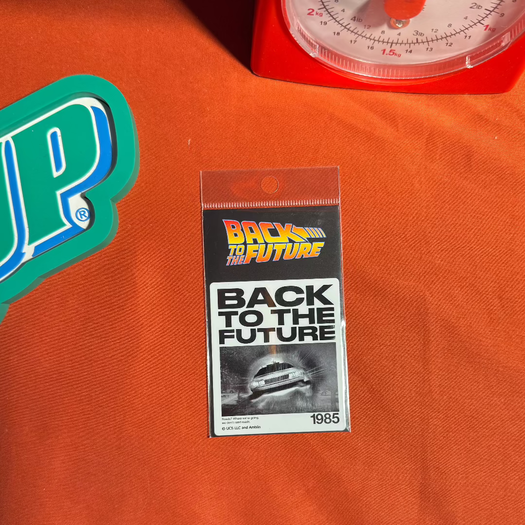 Back to the future sticker