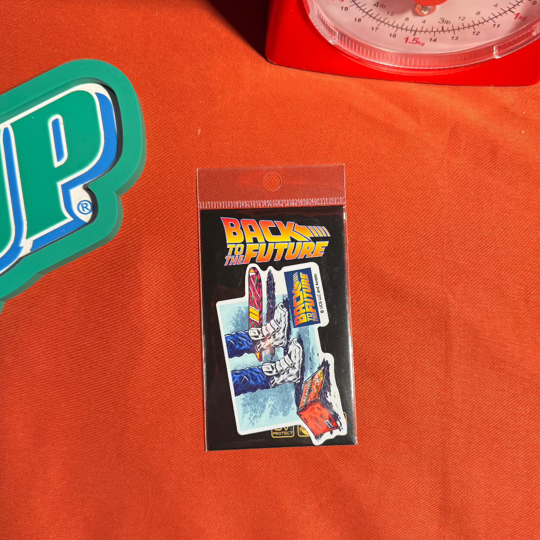 Back to the future sticker