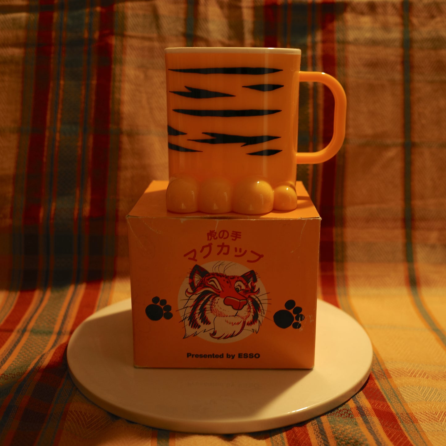 90'S Vintage ESSO Tiger Paw Cup