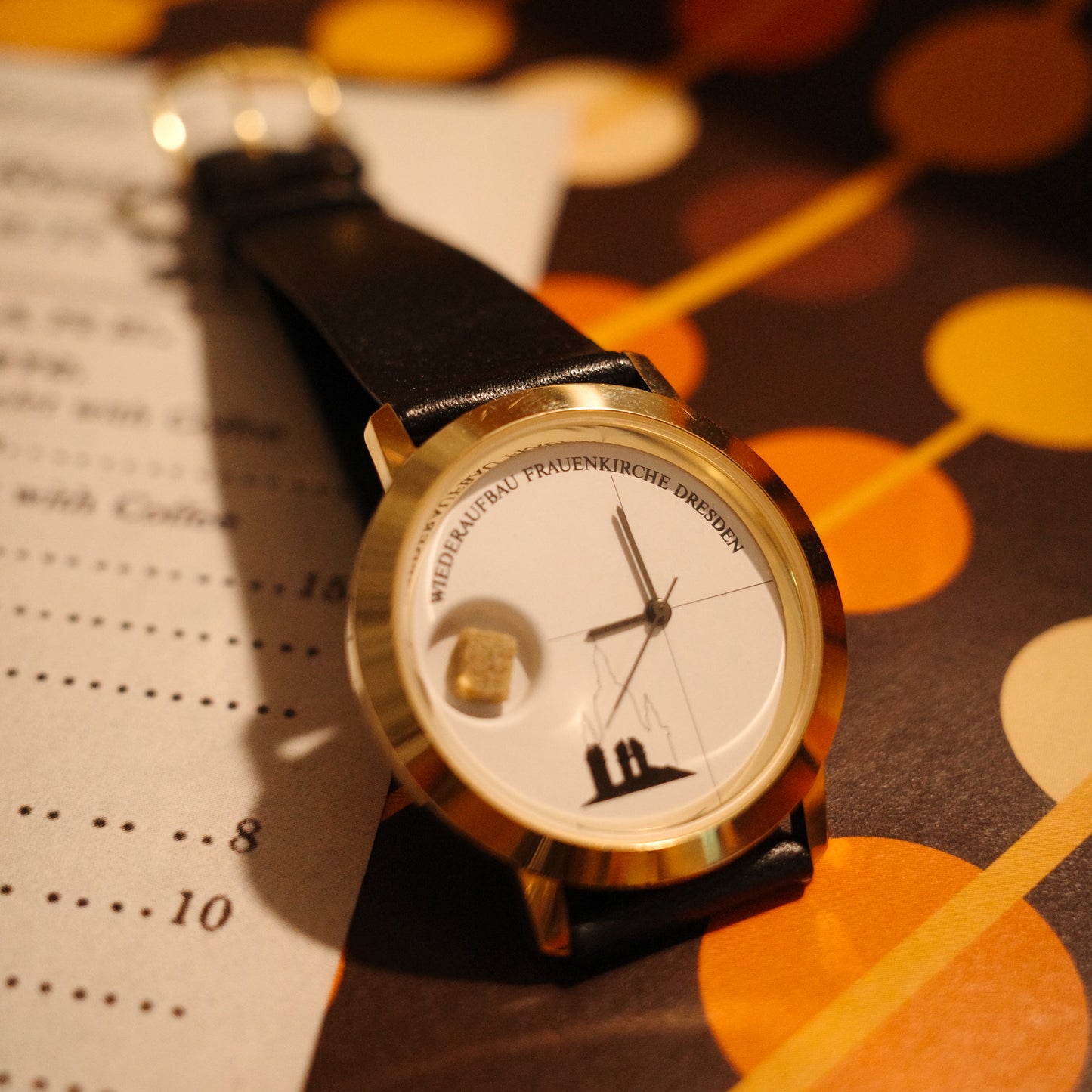 二戰 Frauen Kitche Dresden 教堂 碎石 限量版紀念手錶