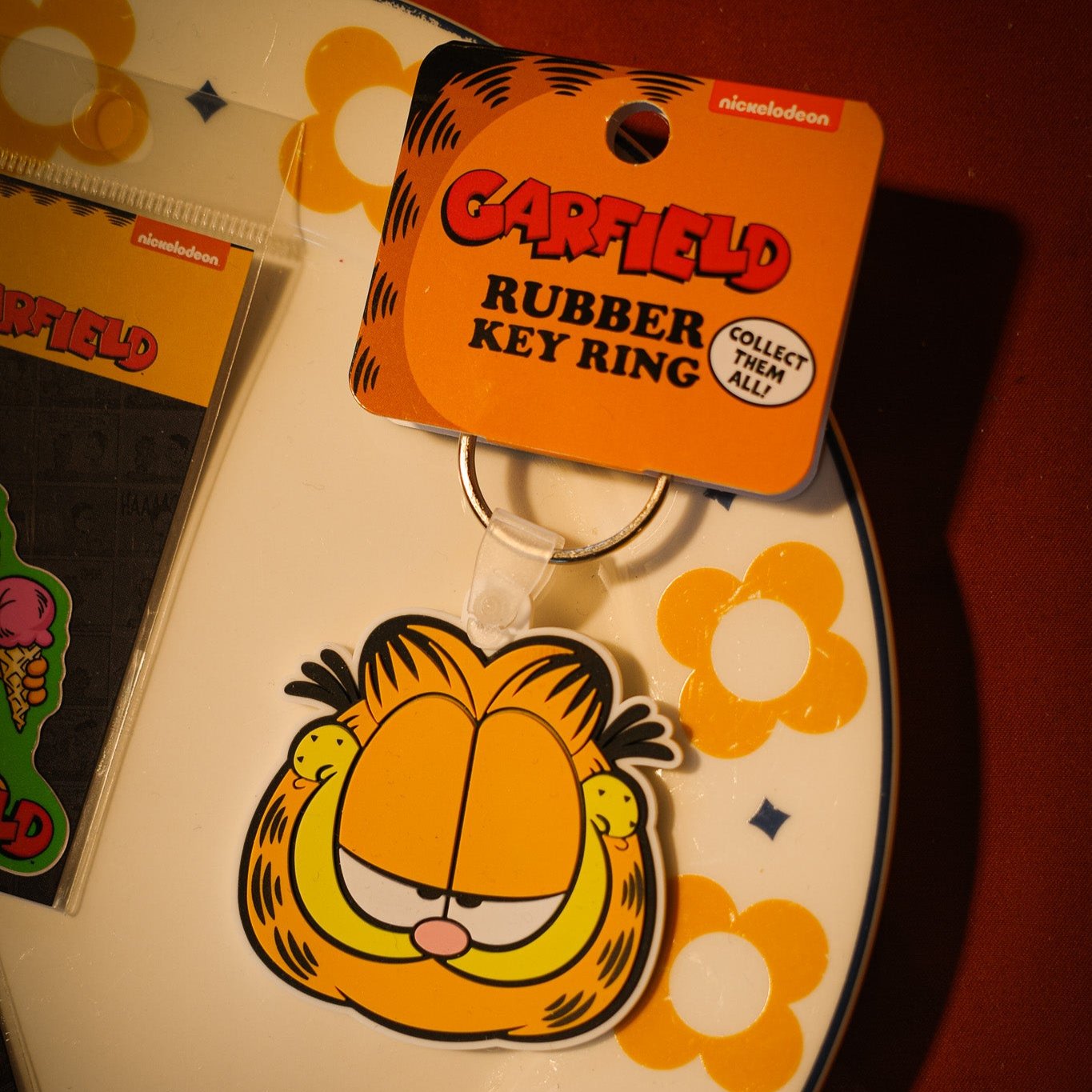Garfield 加菲貓 立體3D 鎖匙扣