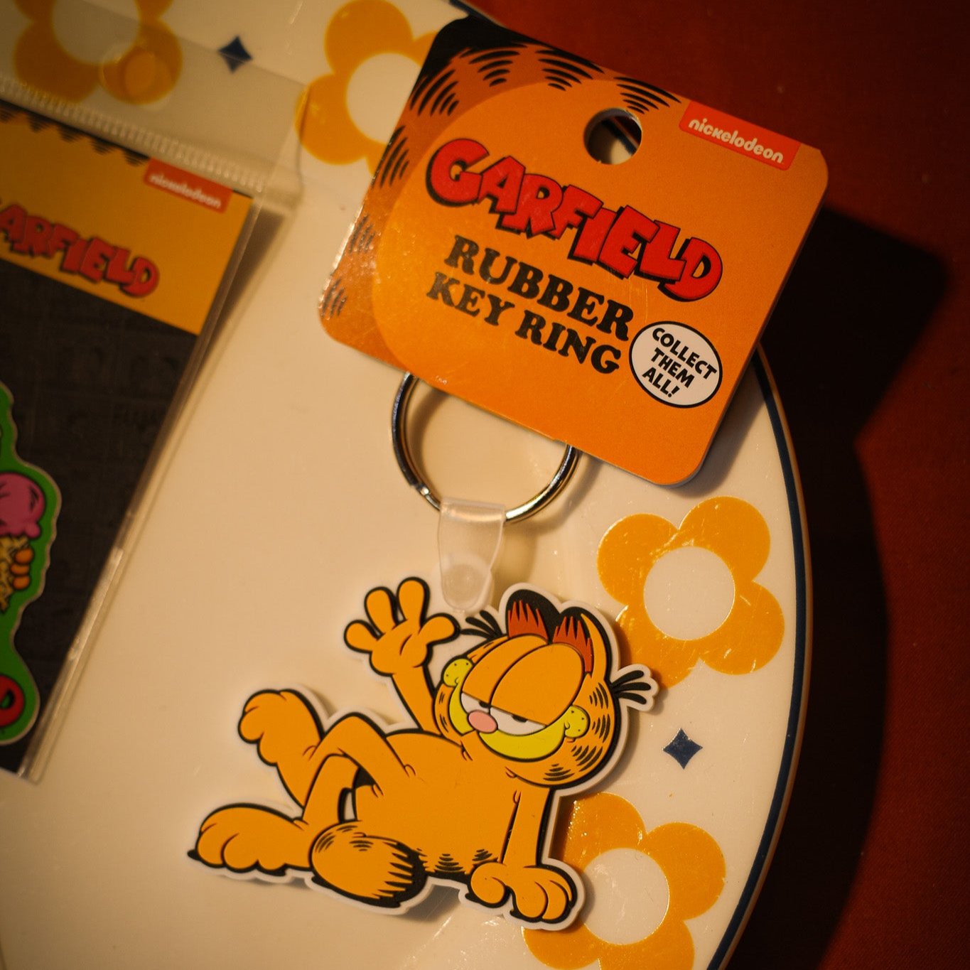 Garfield 加菲貓 立體3D 鎖匙扣