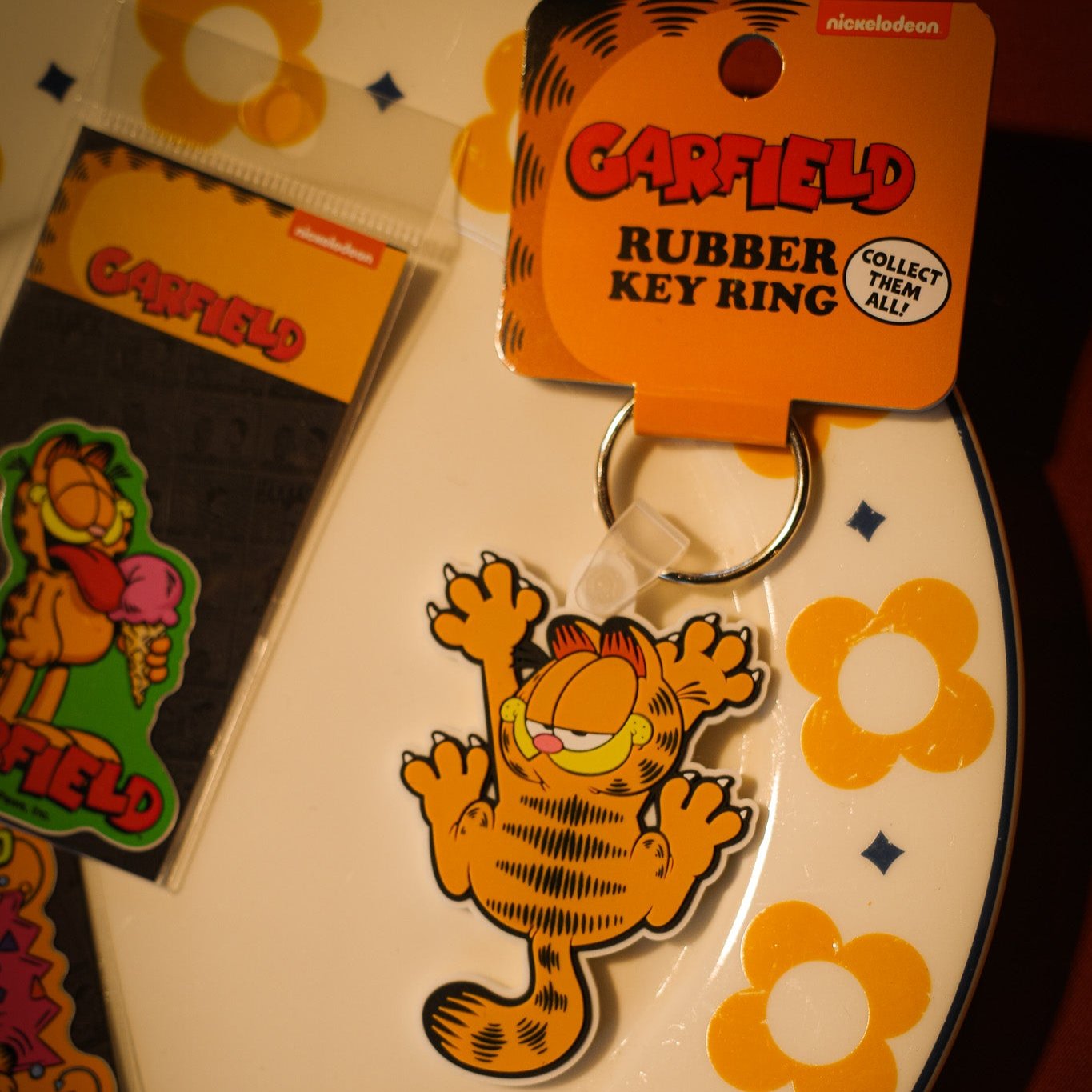 Garfield 加菲貓 立體3D 鎖匙扣