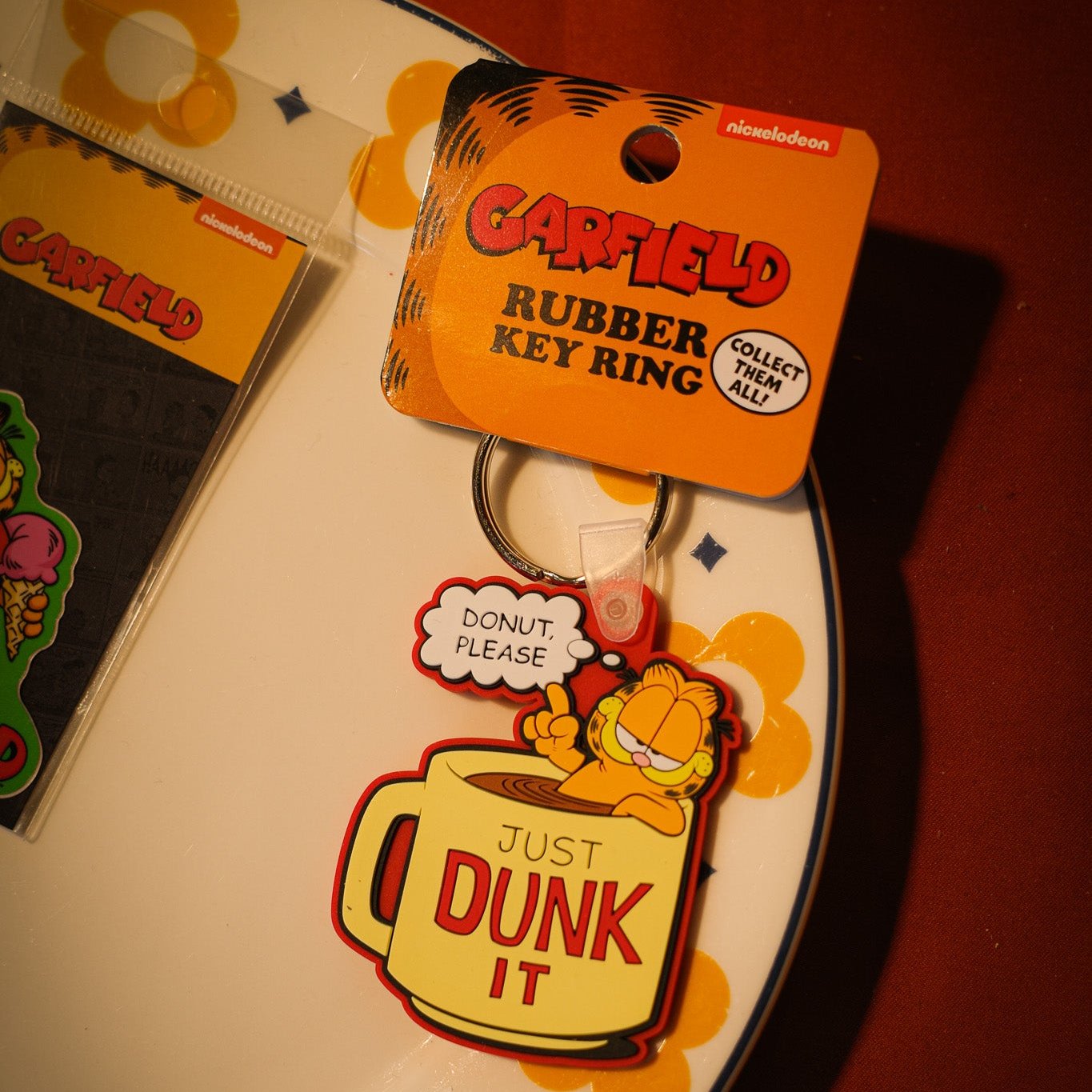 Garfield 加菲貓 立體3D 鎖匙扣