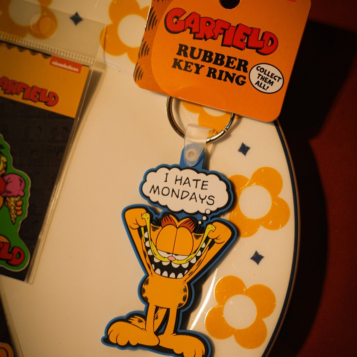 Garfield 加菲貓 立體3D 鎖匙扣