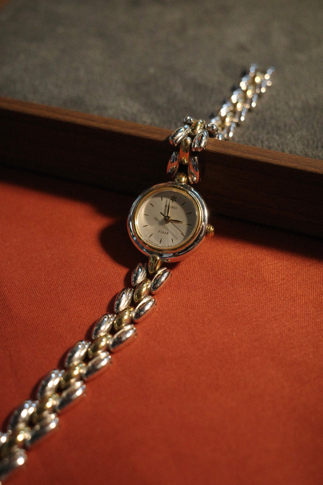Seiko 1990s Tisse Gold Round Quartz Watch