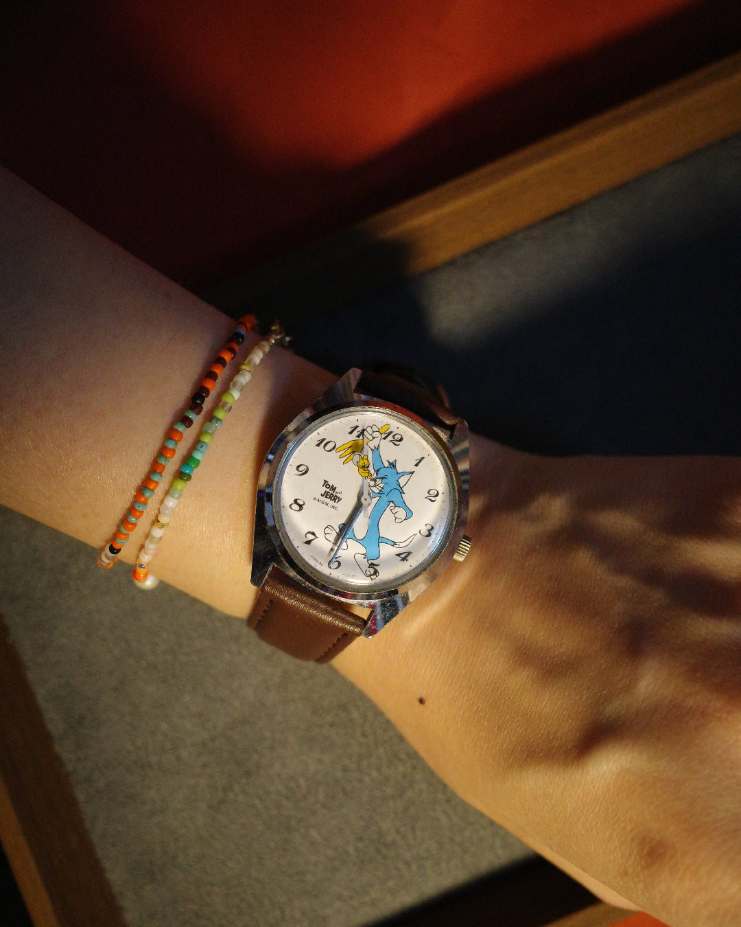 ( Rare )Tom & Jerry Manual Watch