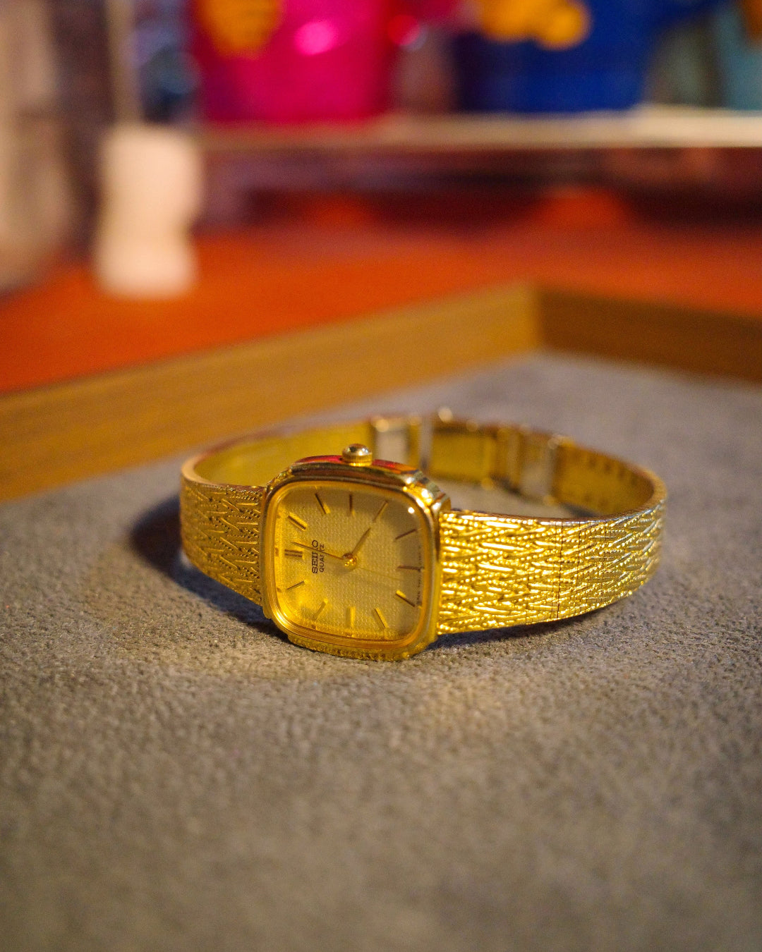 Seiko Kombo Gold tone watch