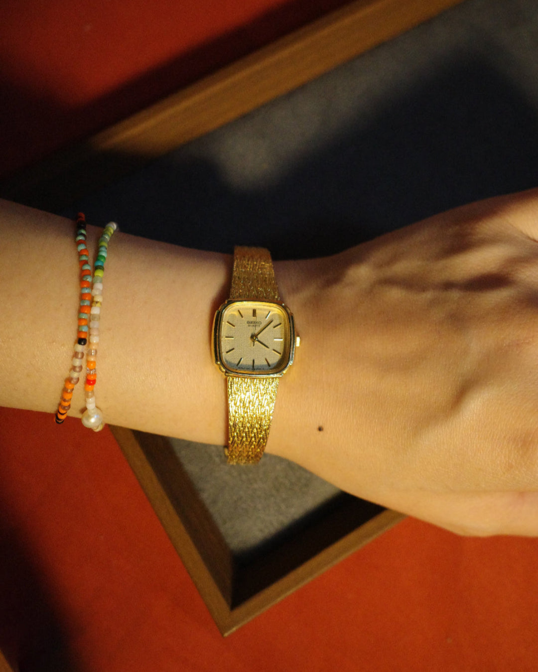 Seiko Kombo Gold tone watch