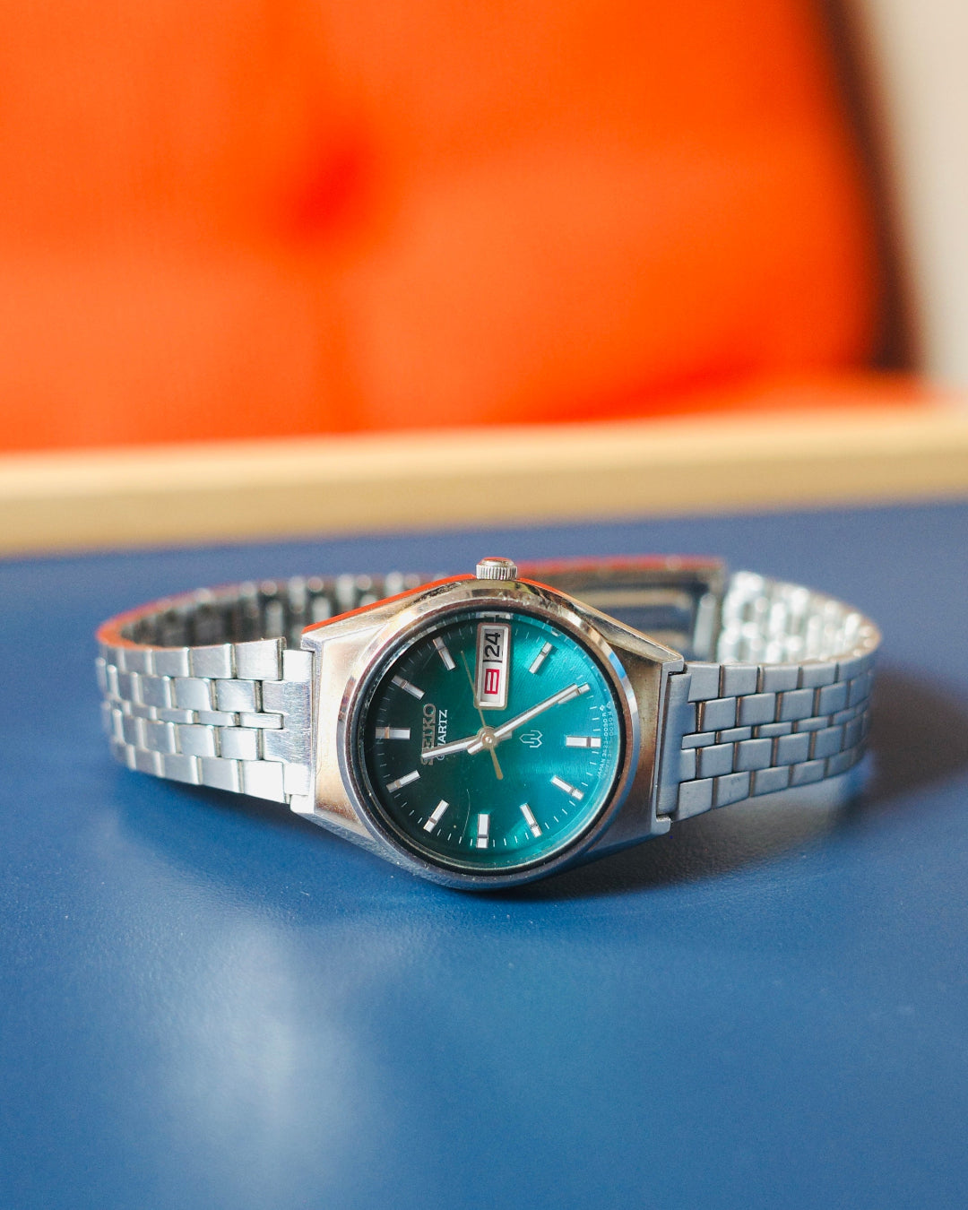 JDM Seiko Green Gradient face ladies quartz watch