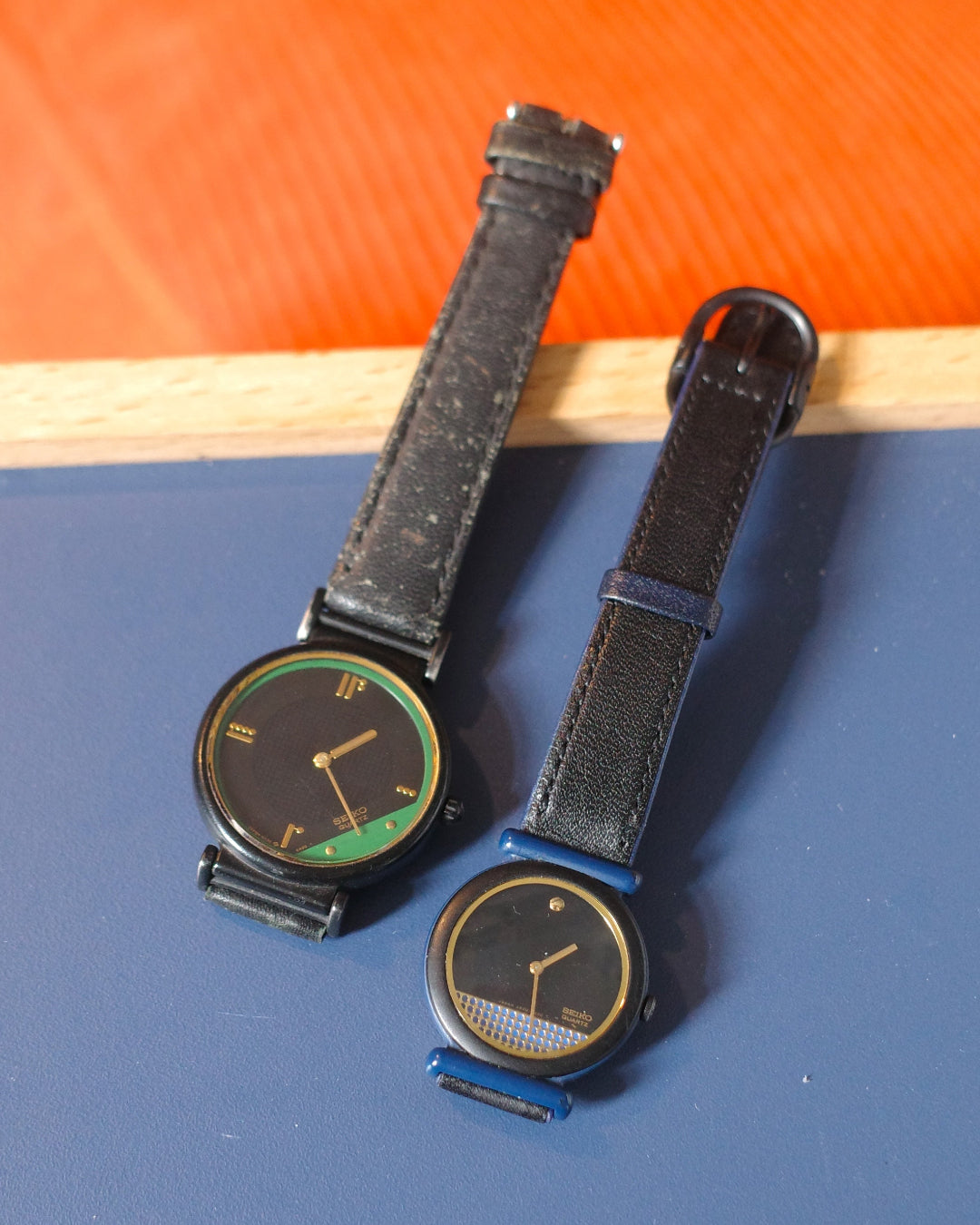 Vintage Seiko 1986 JDM rare Seiko Rivoli brick breaker quartz watch 25mm bauhaus design