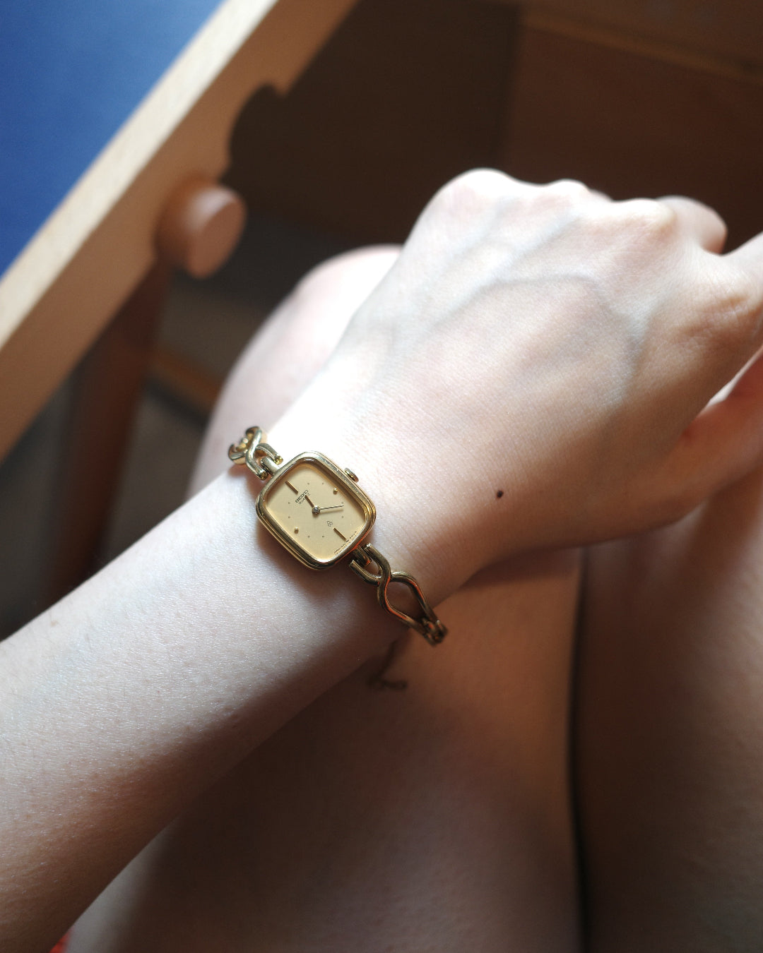【SGP】Seiko Gold Tank Bracelets Quartz Watch 1400-5190