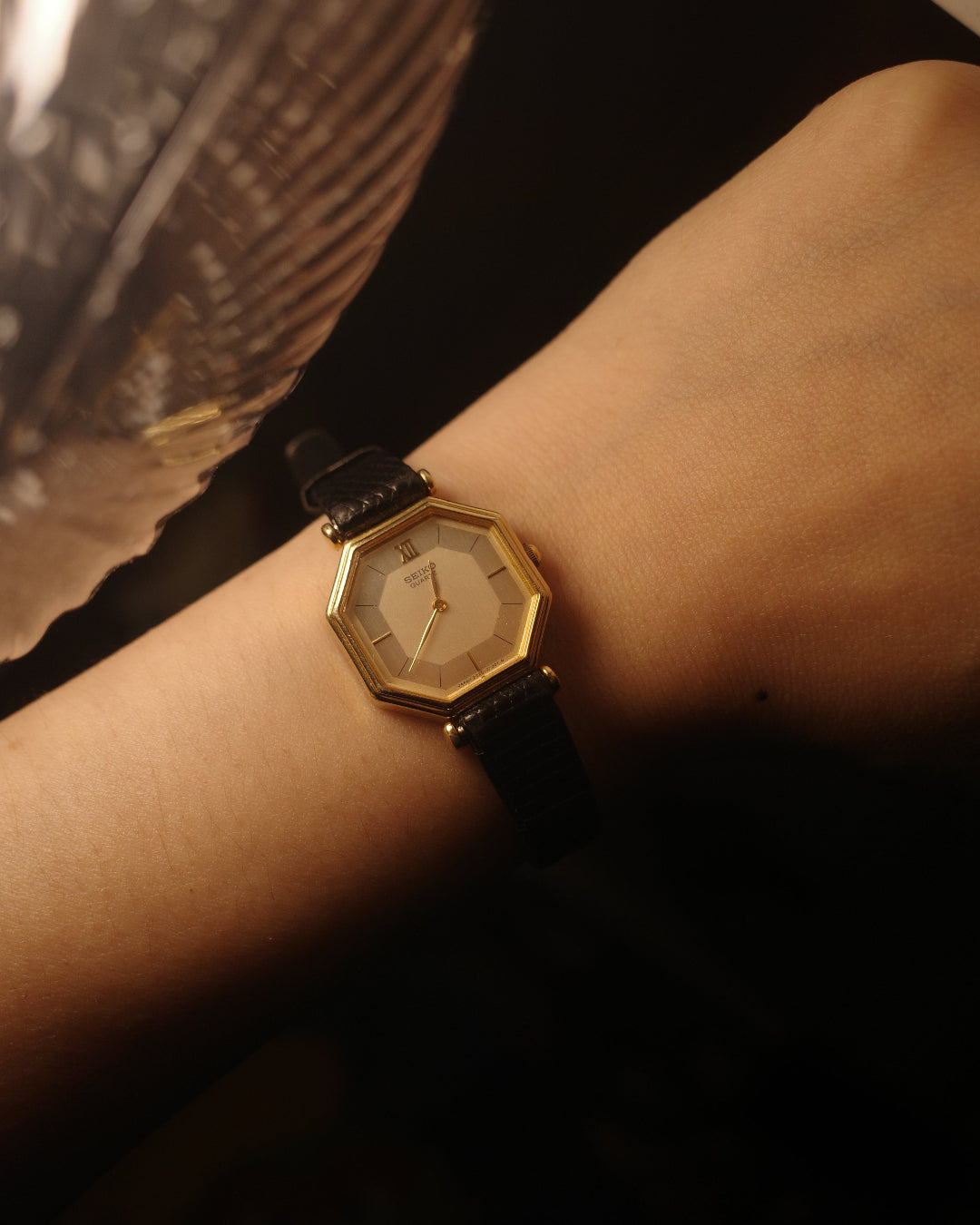 【SGP】 1980 Seiko two tone octagon quartz watch