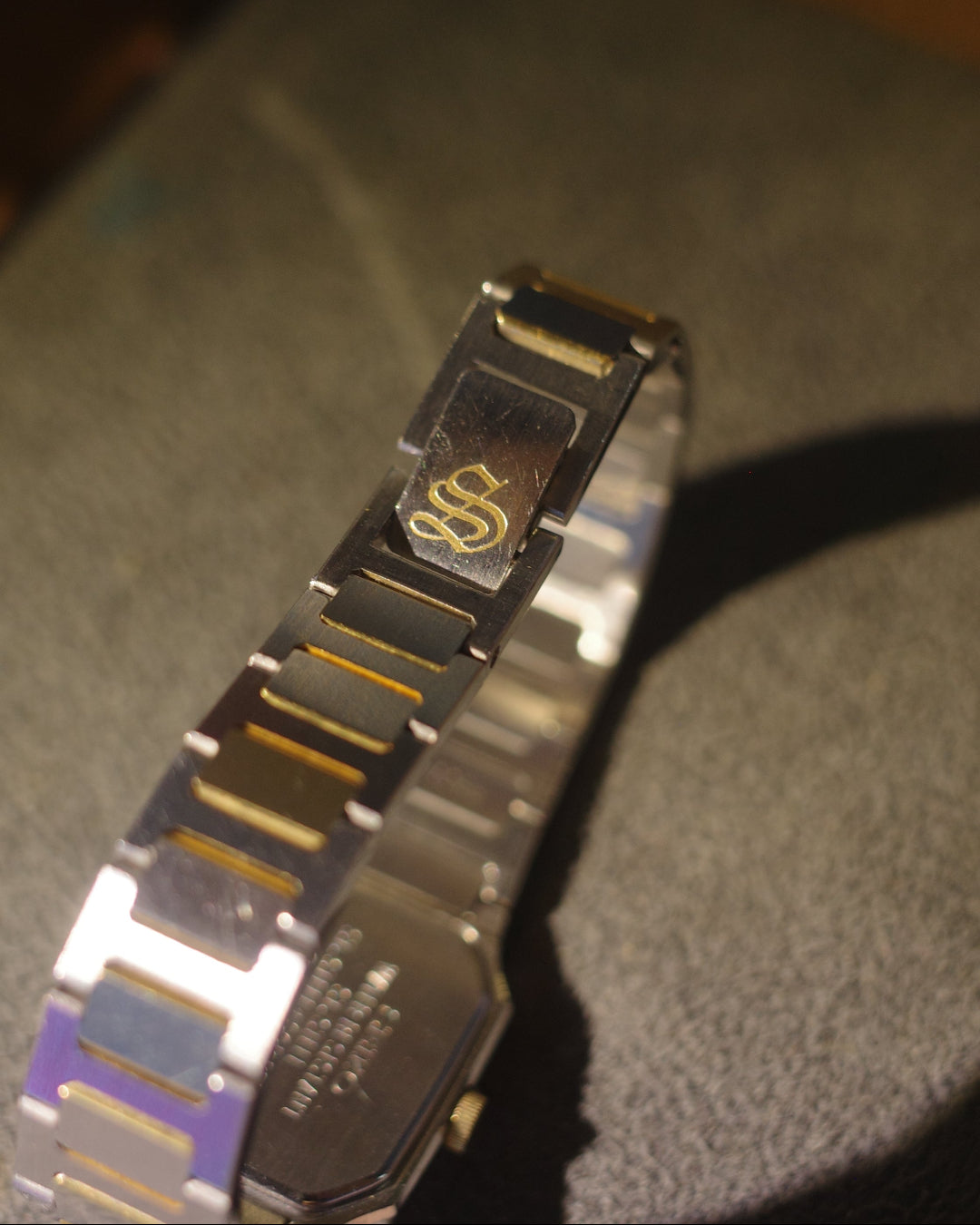 1982 Seiko small tank santo like quartz watch 1221 5060