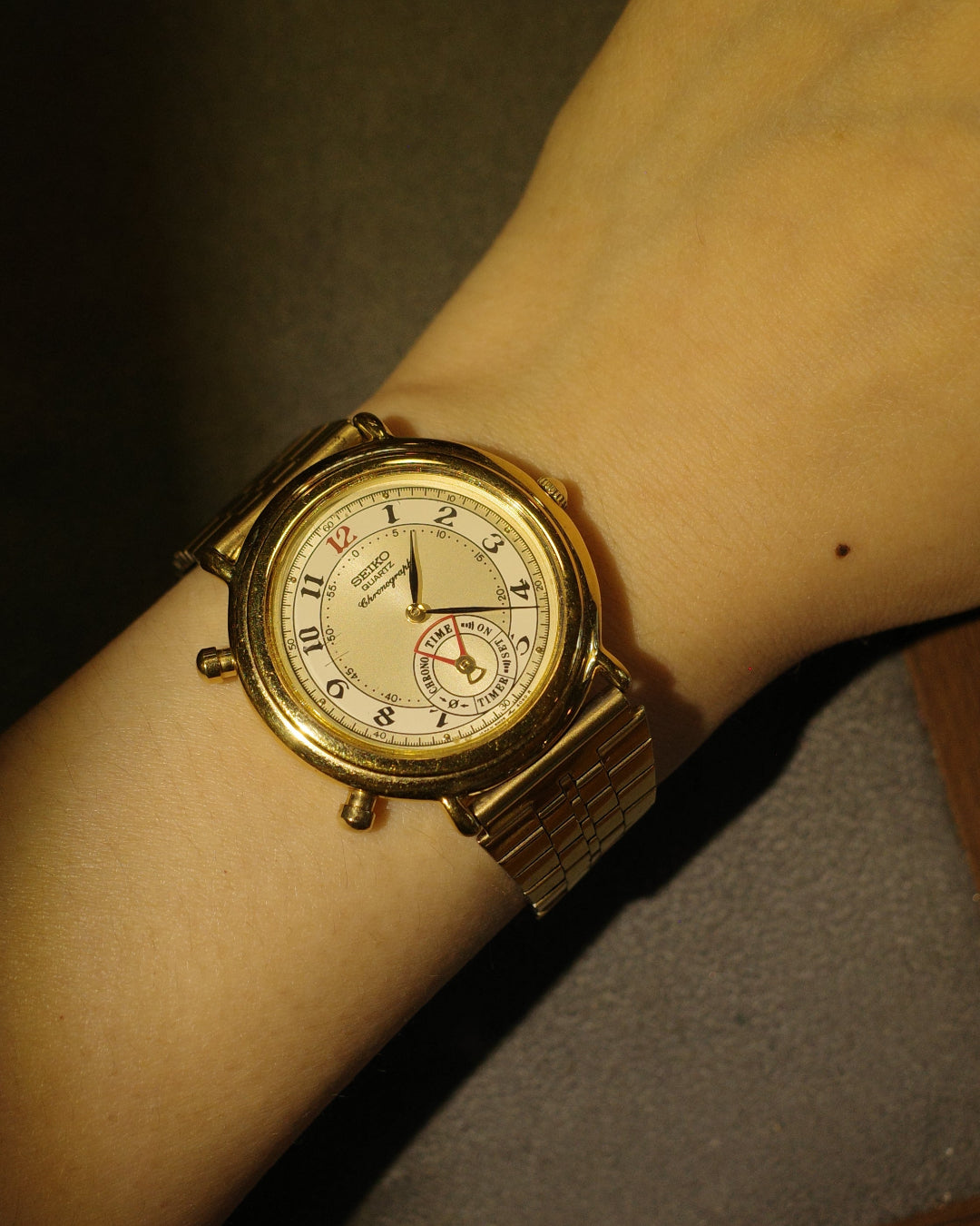 1989 Seiko Dancing Hands Chronograph quartz watch 8M25-6000