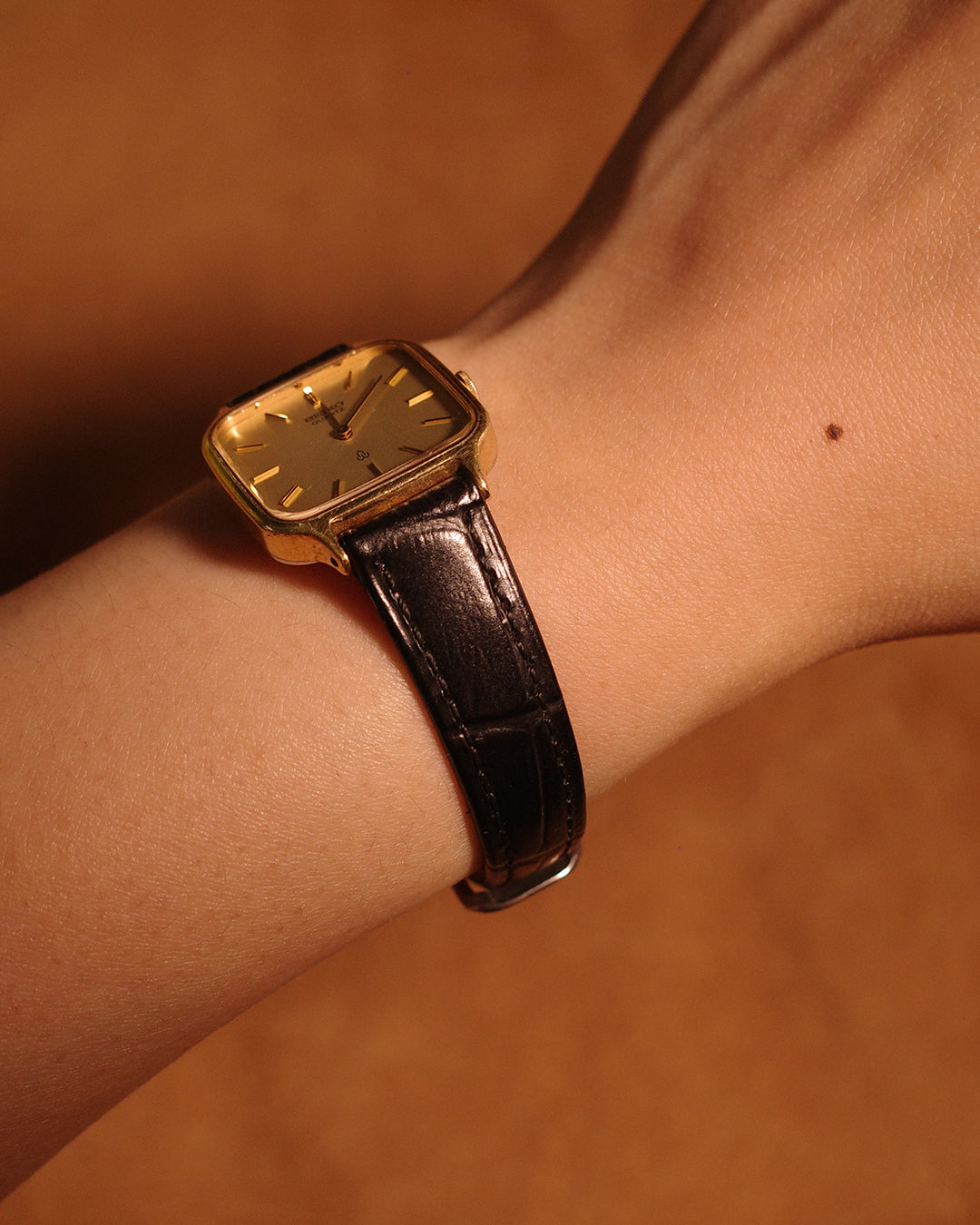 【SGP】1989 Seiko chariot ladies square dial quartz watch 1400-5430
