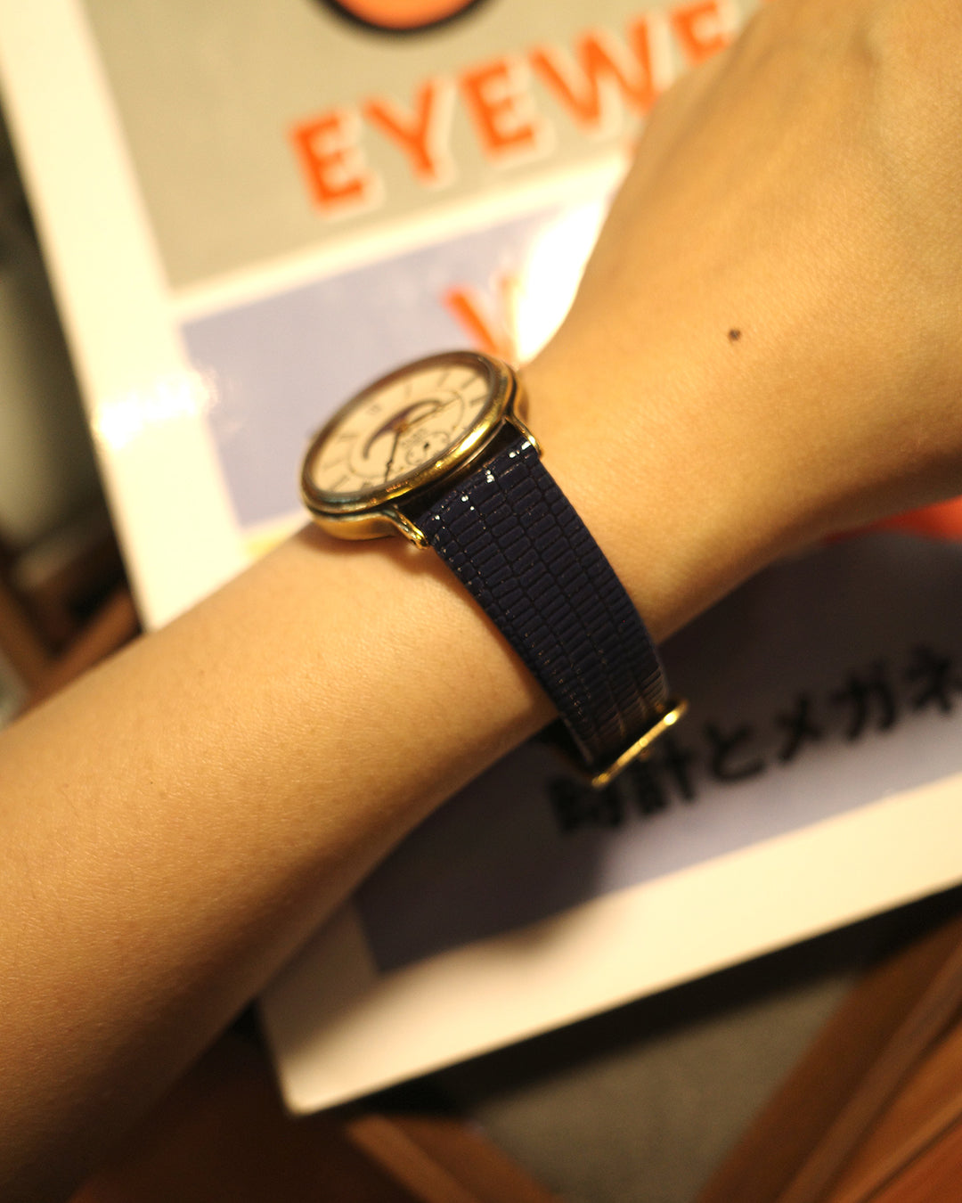 1989 Seiko Alba sunmoon phase small second quartz watch