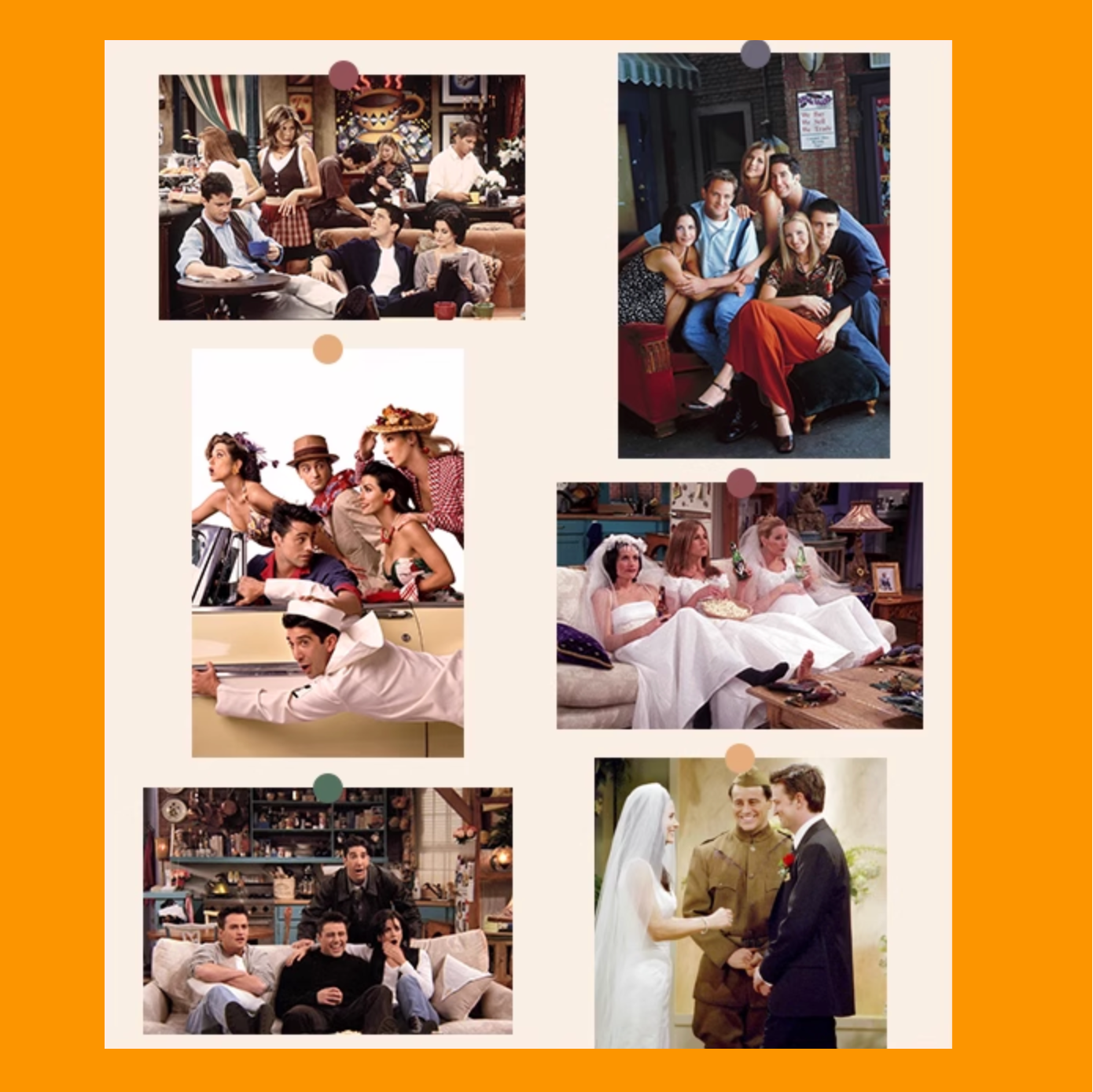 Friends 經典場面 Post Card Set B