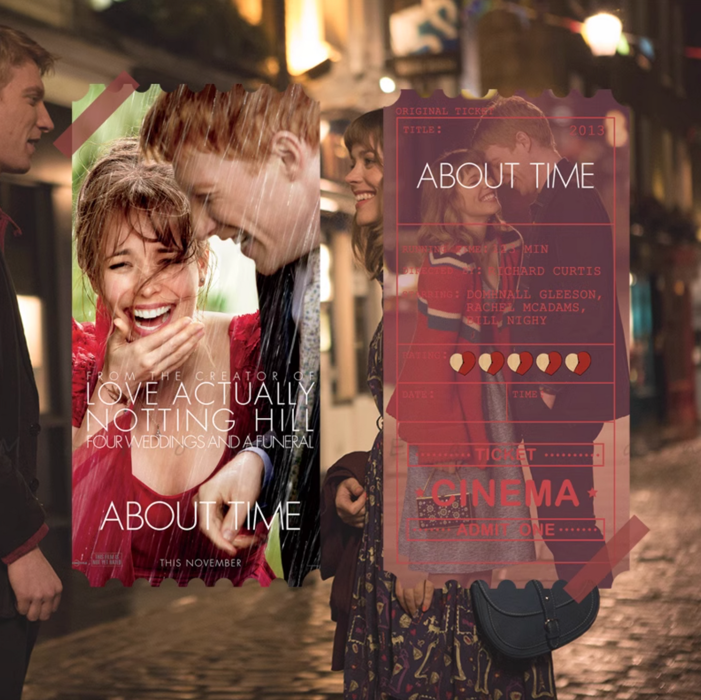 Original Collectible Movie Ticket - About Time
