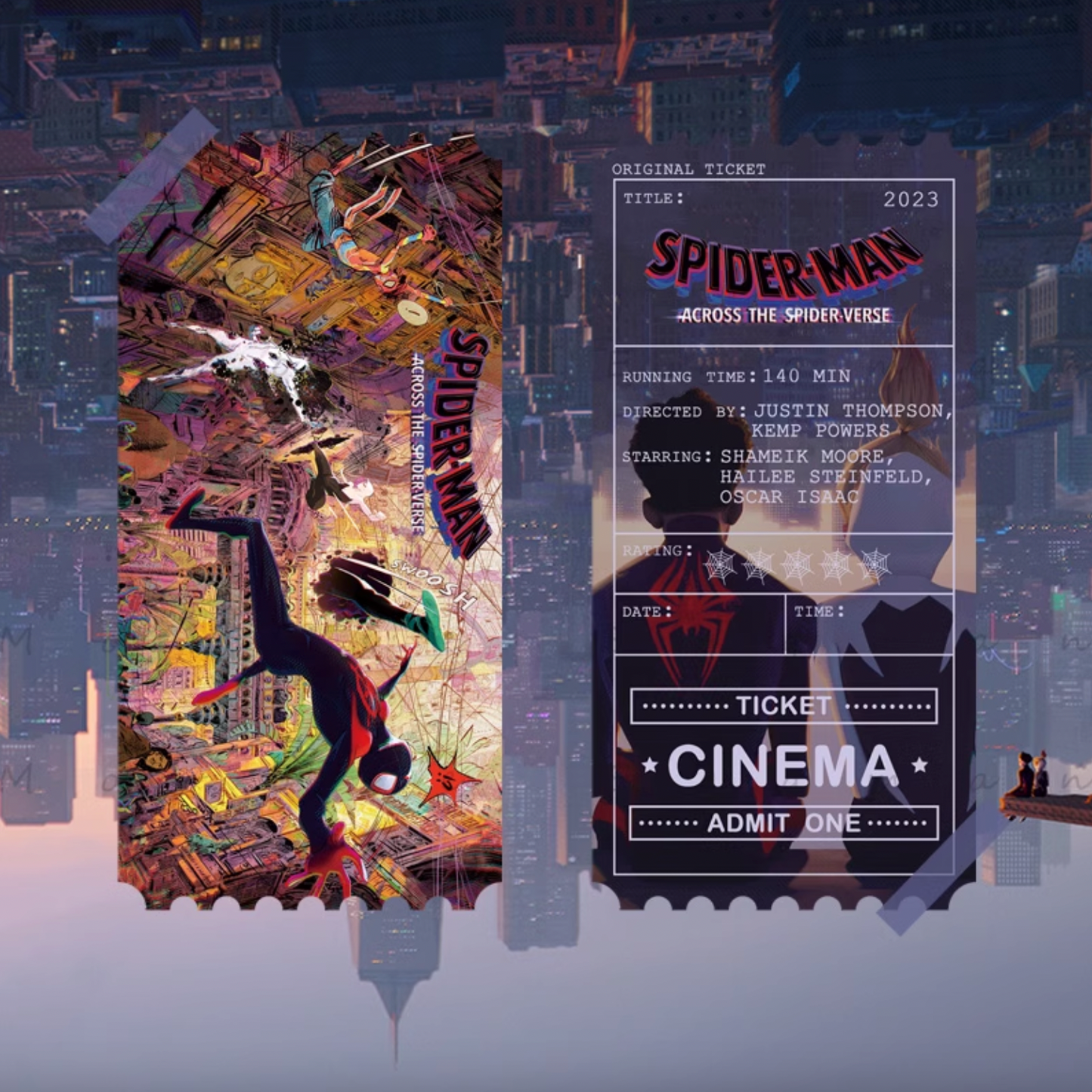 Original Collectible Movie Ticket - Spider Man