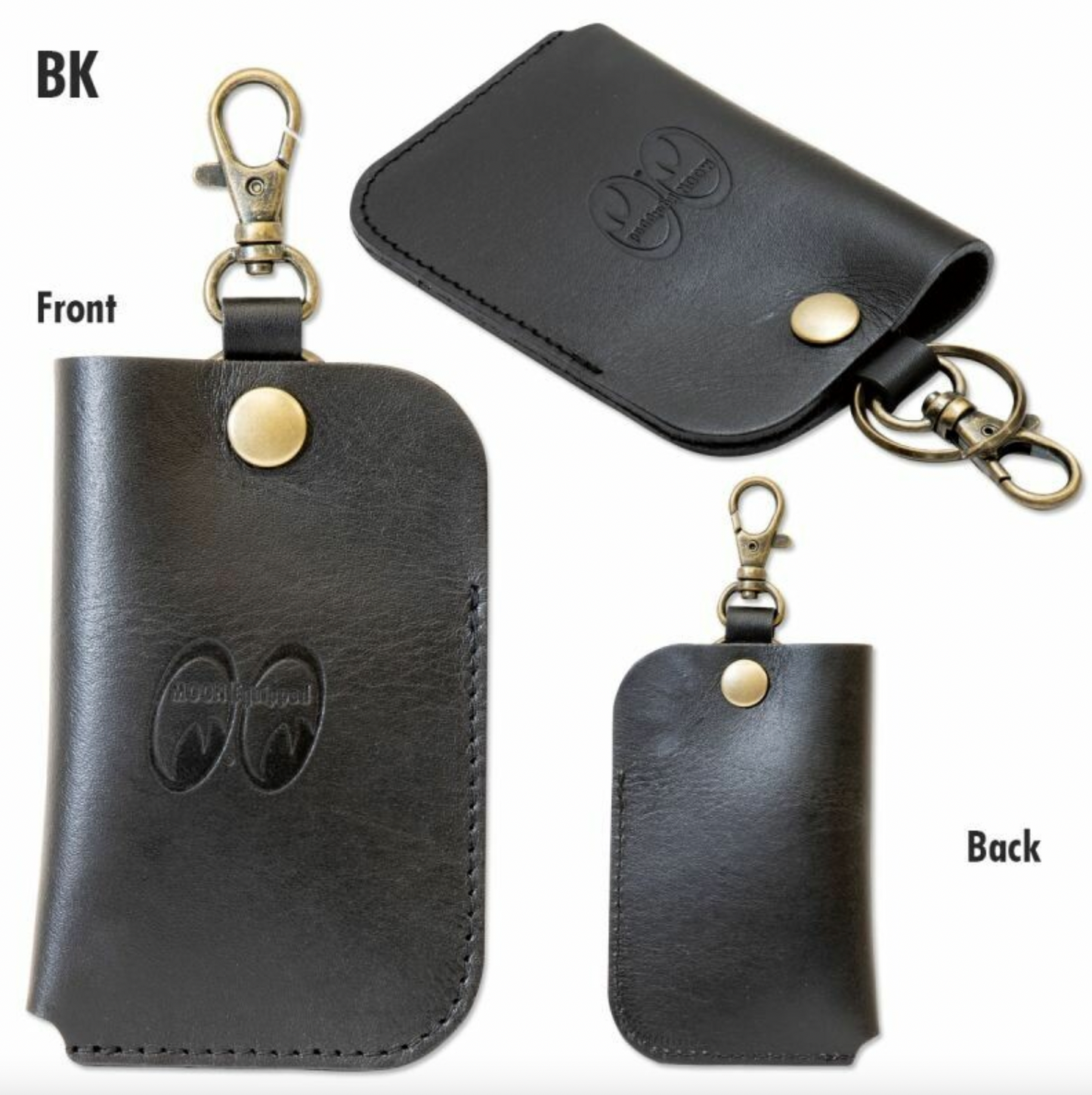 Mooneyes Leather Smart Car Key Holder