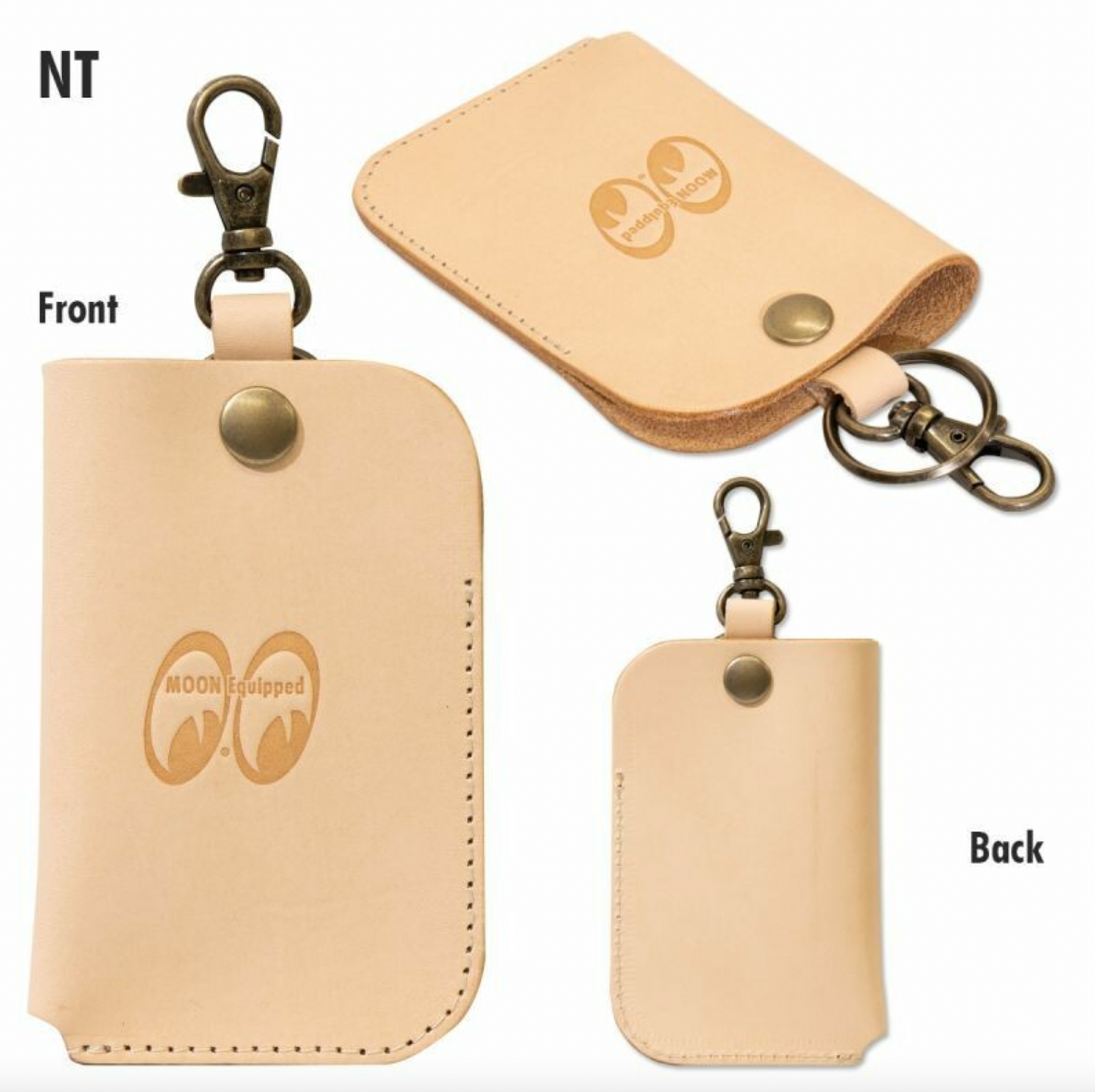 Mooneyes Leather Smart Car Key Holder