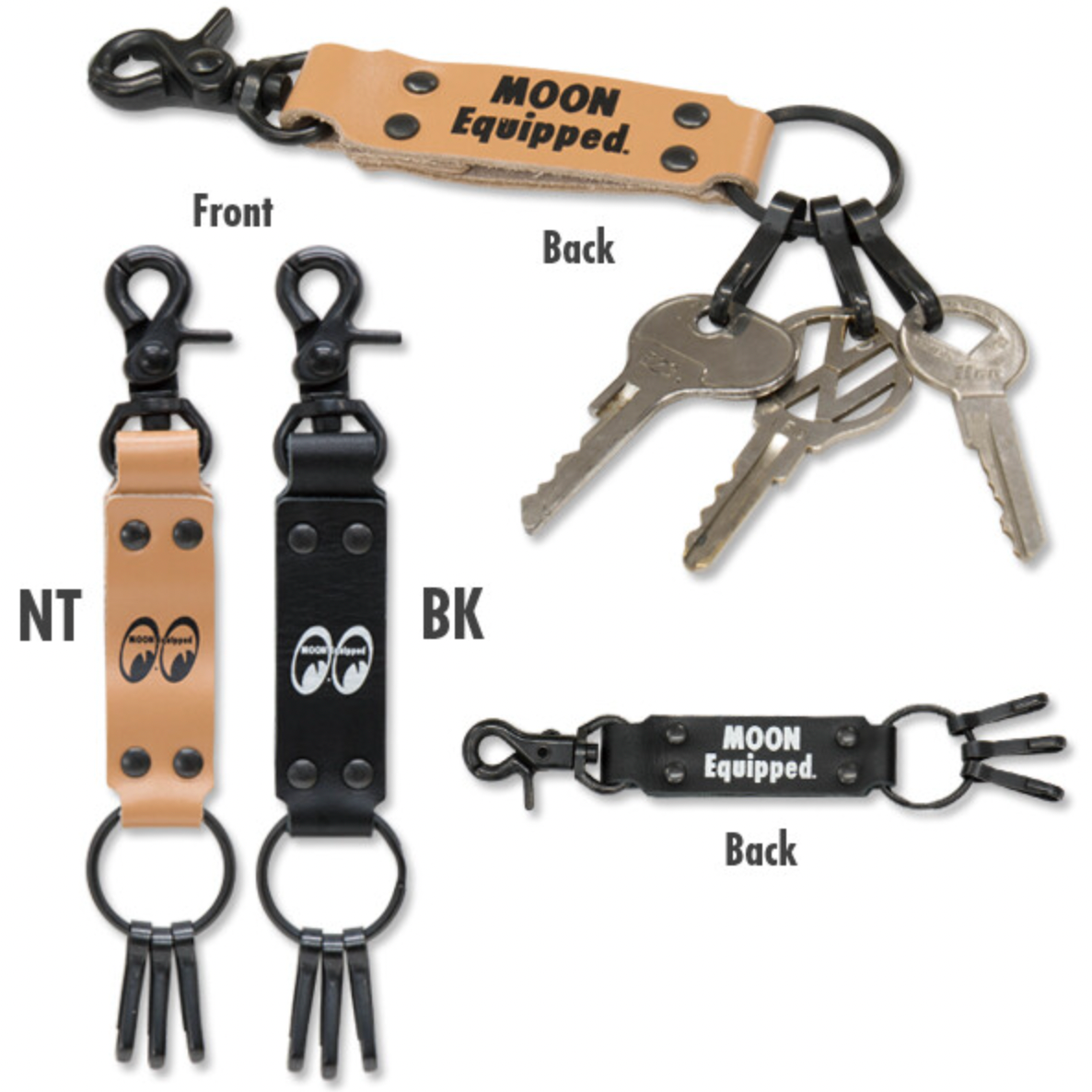 Mooneyes Equipped Leather Key Hook