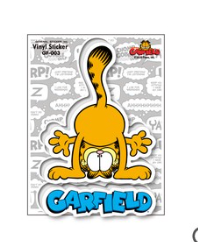 Garfield 加菲貓 貼紙 die cut