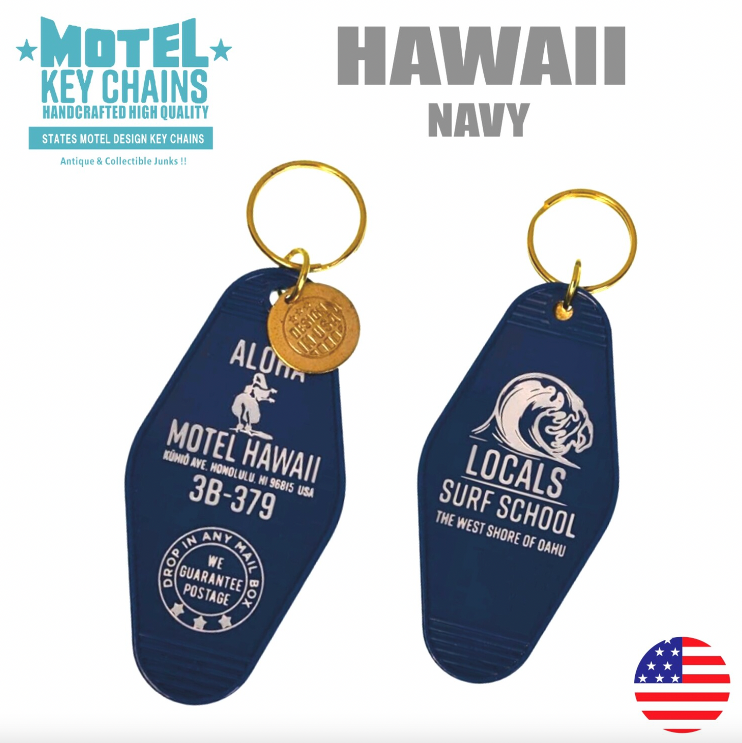 ROCKWOOD - Motel Room Key Chains