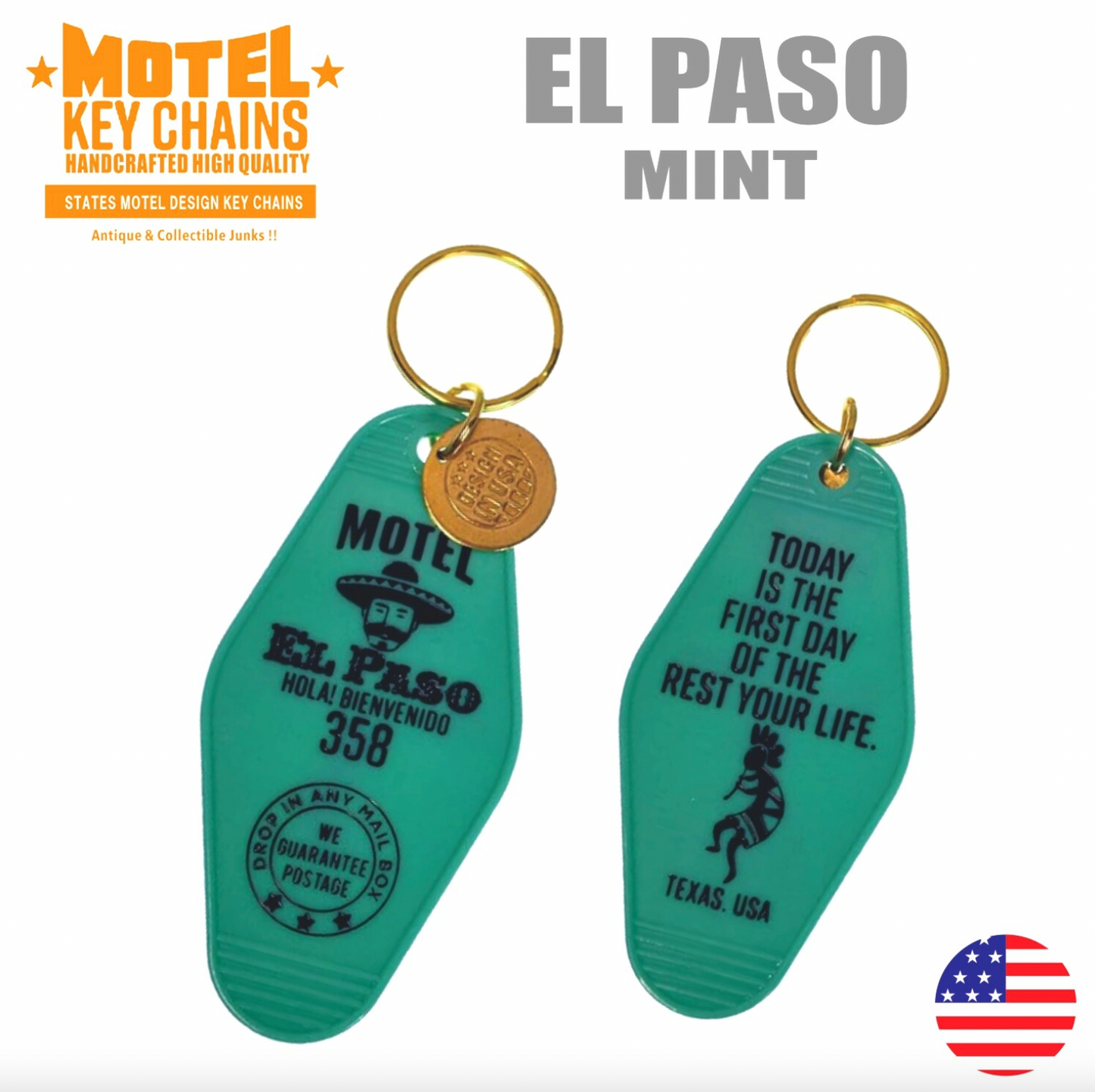 ROCKWOOD - Motel Room Key Chains